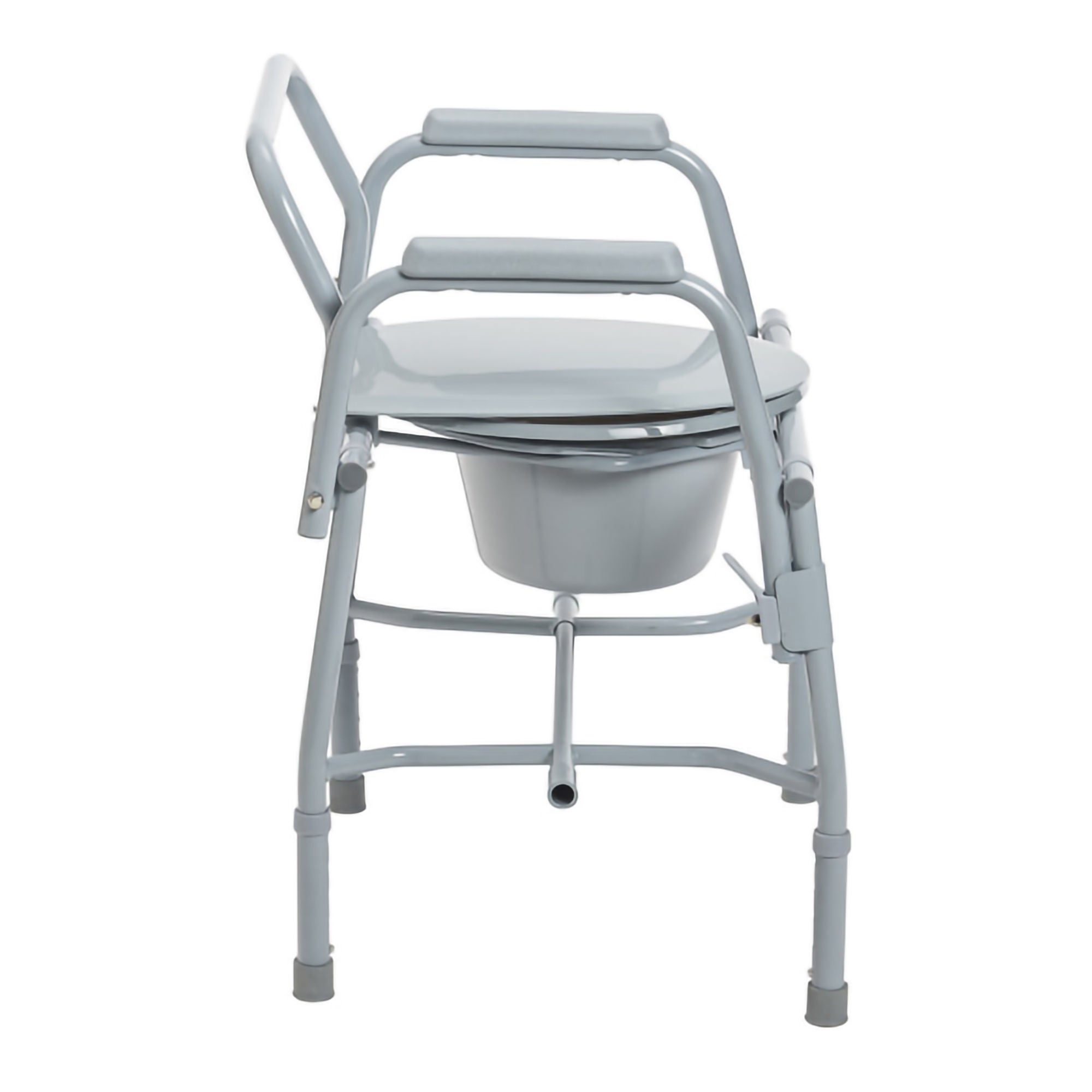 Drive DeVilbiss Healthcare - 11125KD-1 drive™ Deluxe Steel Drop-Arm Commode Chair