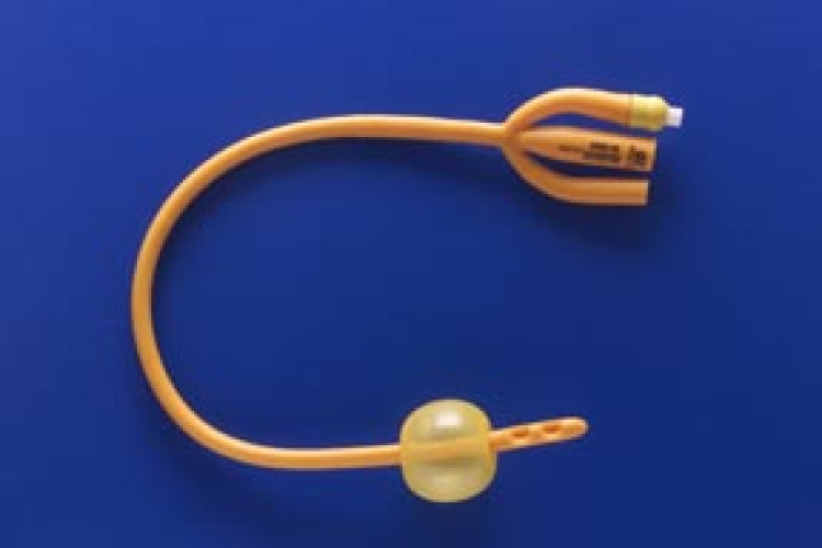 Teleflex LLC - 183430240 Foley Catheter Rusch Gold® 3-Way 30 cc Balloon 24 Fr. Silicone