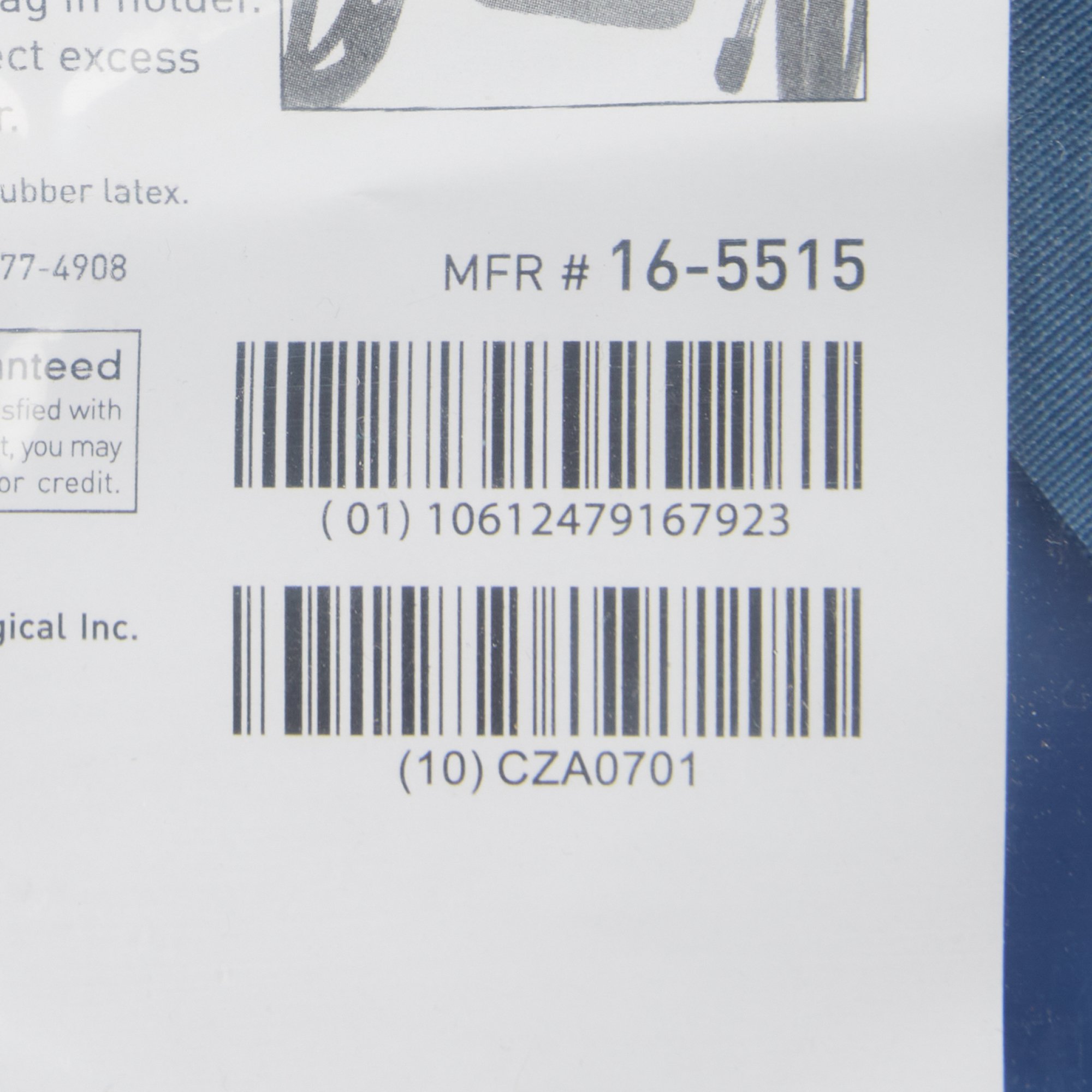McKesson Brand 16-5515 - McKesson Urinary Bag Drainage Holder, Adjustable Straps, Dark Blue - 1/Each, 50/Case