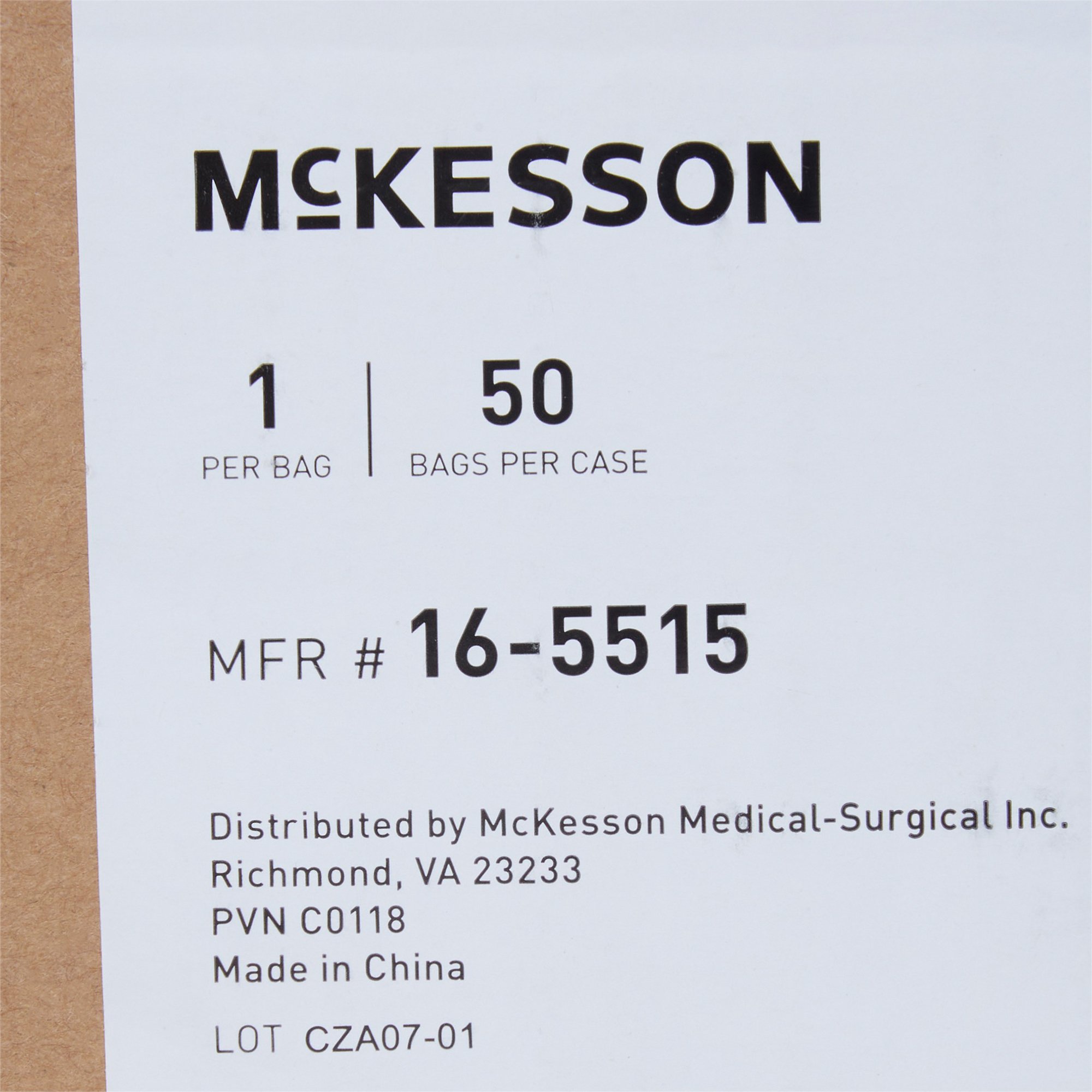 McKesson Brand 16-5515 - McKesson Urinary Bag Drainage Holder, Adjustable Straps, Dark Blue - 1/Each, 50/Case