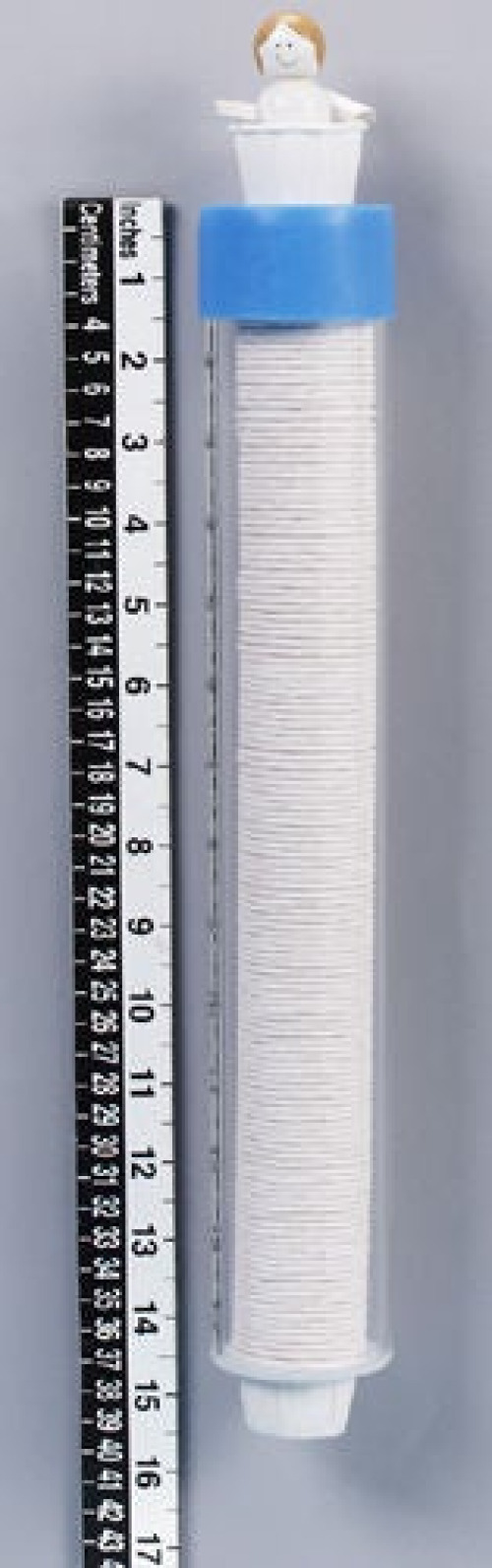 Health Care Logistics - 9401 Medicine Cup Dispenser Clear Plastic Manual Pull 100 Cup Wall Mount