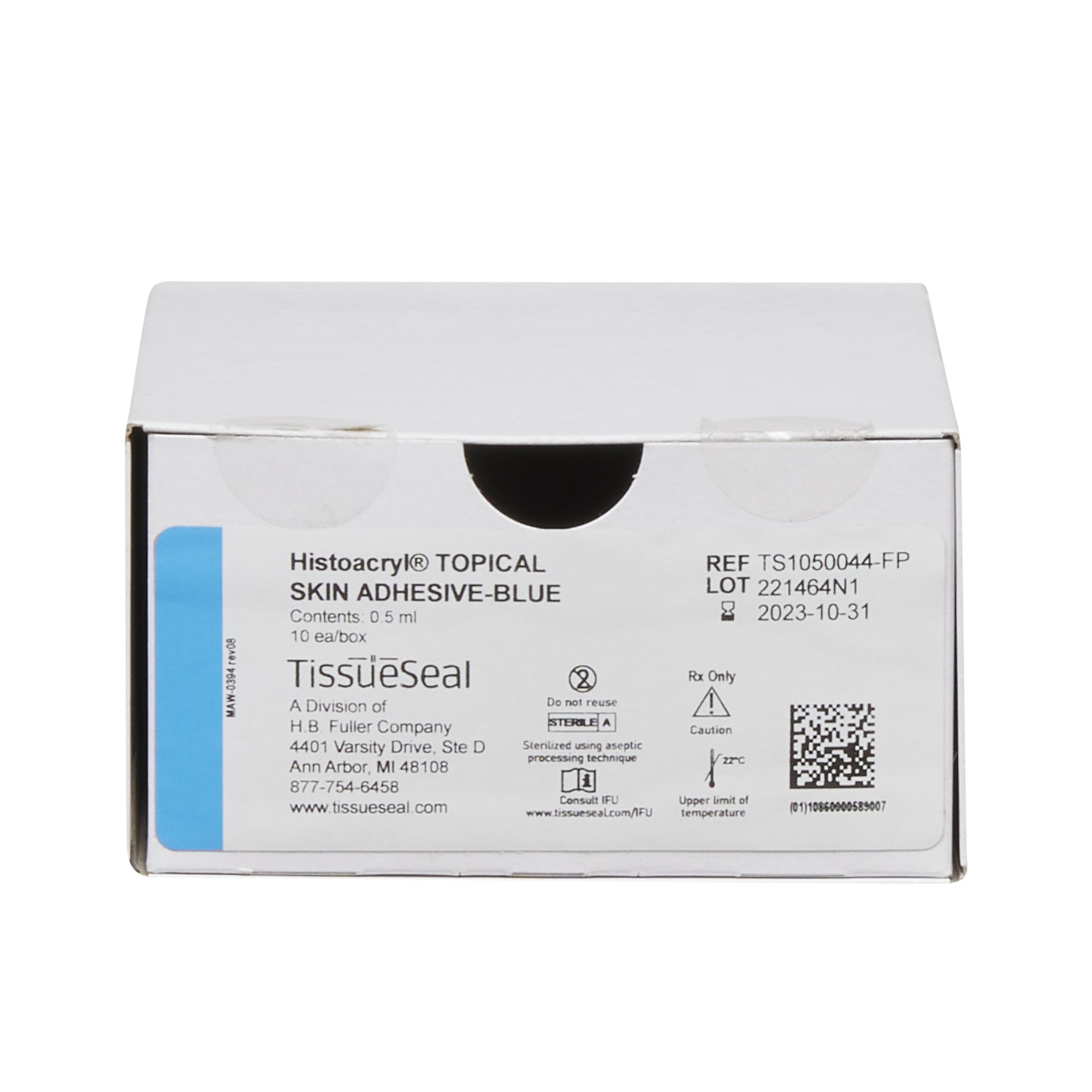 HB Fuller Medical Adhesive Technologies LLC TS1050044FP - Histoacryl® Blue Topical Skin Adhesive - 10/Pack