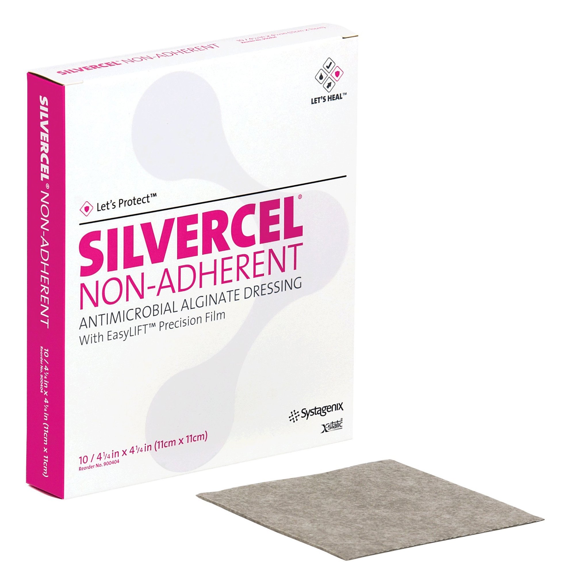 Solventum Corporation - 900404 3M™ Silvercel™ Silver Alginate Dressing