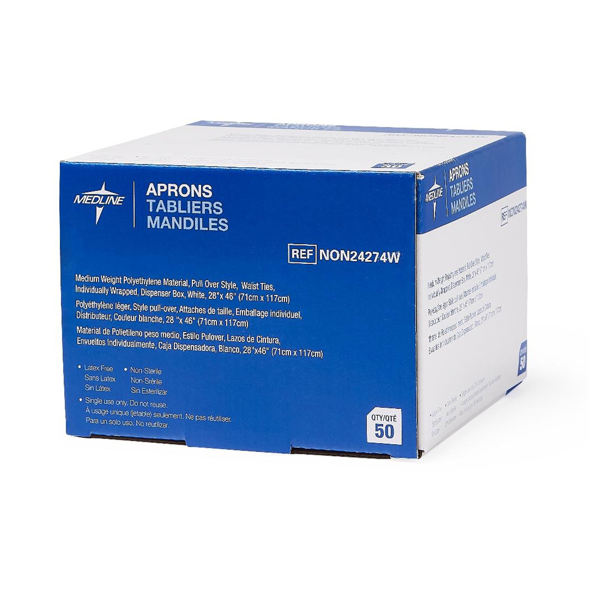 Medline - NON24274W Medline® General Purpose Apron