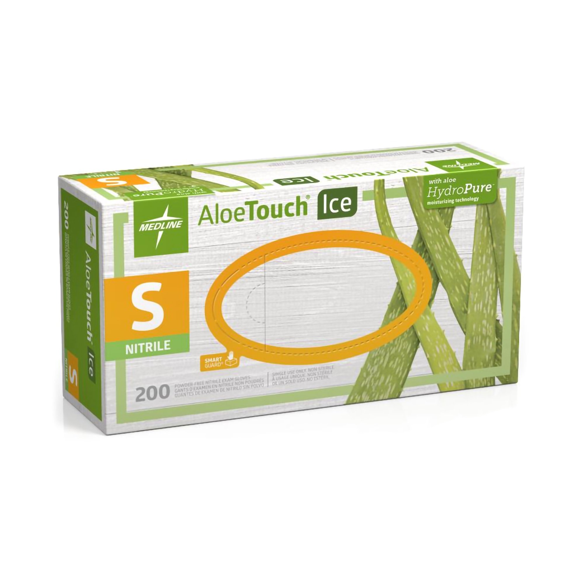 Medline - MDS195284 Aloetouch® Ice™ Nitrile Exam Glove