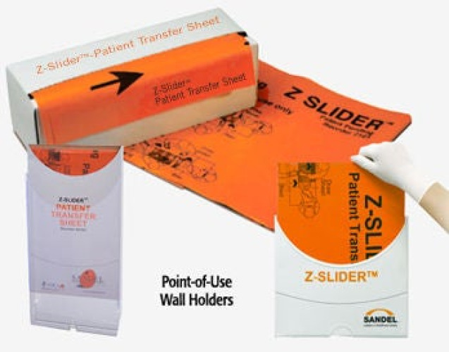 Sandel Medical Industries - 2104 Transfer Sheet Z-Slider™ Orange 33 X 39 Inch Without Handles