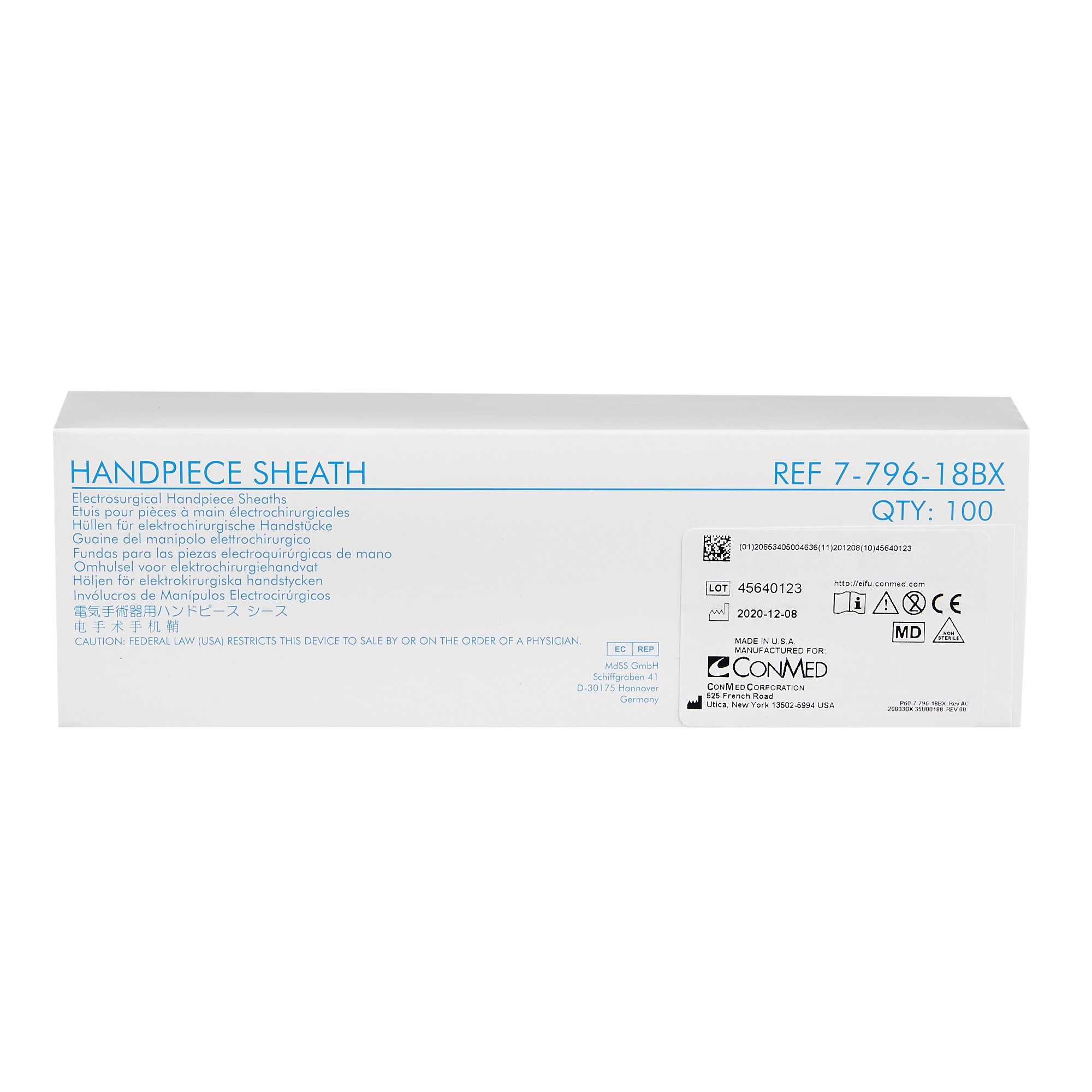 Hyfrecator Electrosurgical Pencil Sheath 7-796-18BX by Conmed
