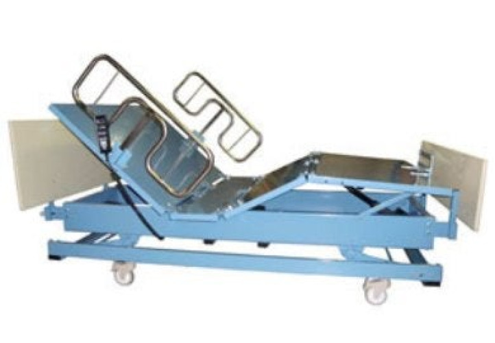 Big Boyz - KP54801 Electric Bed King’s Pride 1000 Bariatric Full 80 Inch Length Pan Deck 3 Functions 15-1/4 to 24-1/2 Inch Height Range
