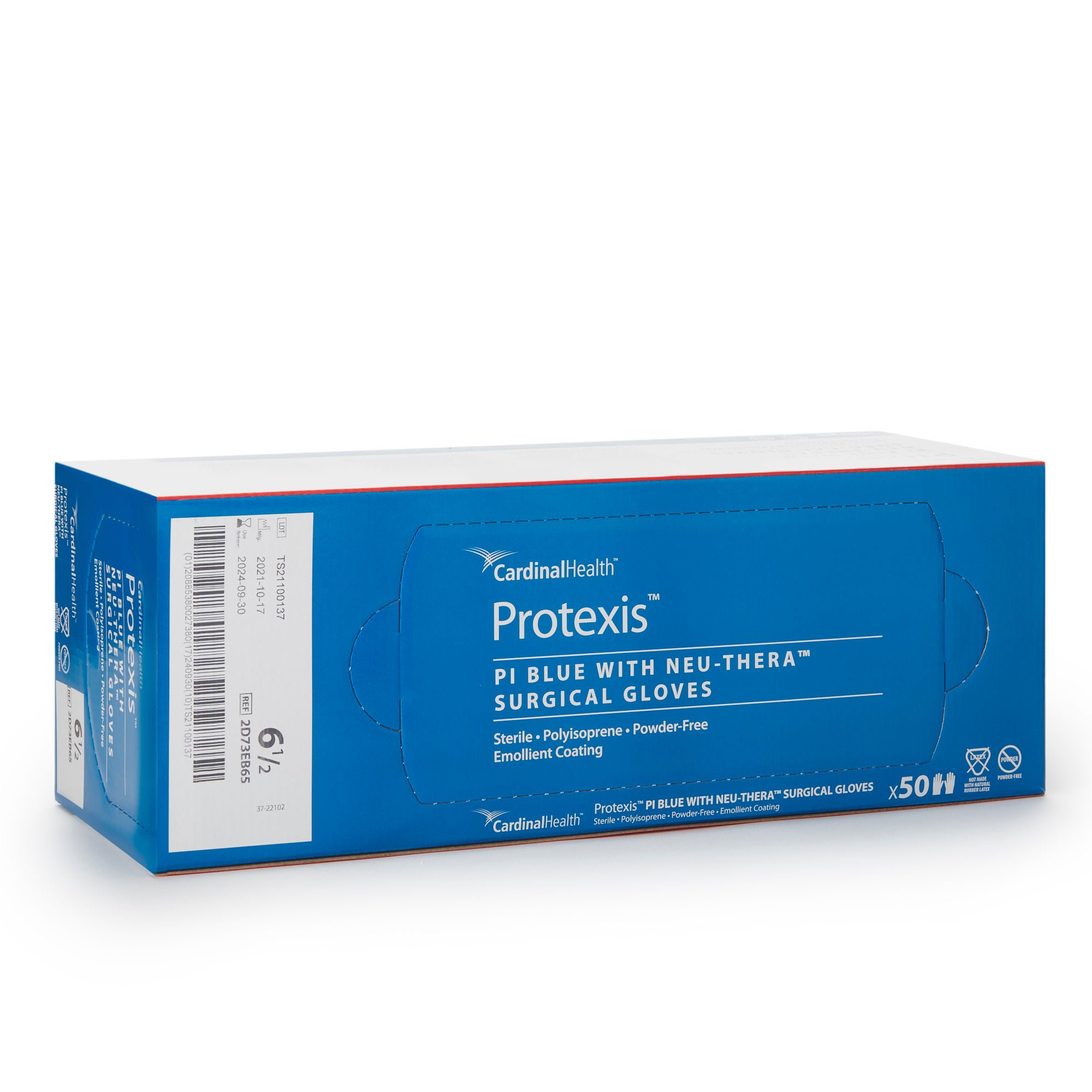 Cardinal - 2D73EB65 Protexis™ Blue with Neu-Thera® Polyisoprene Surgical Glove