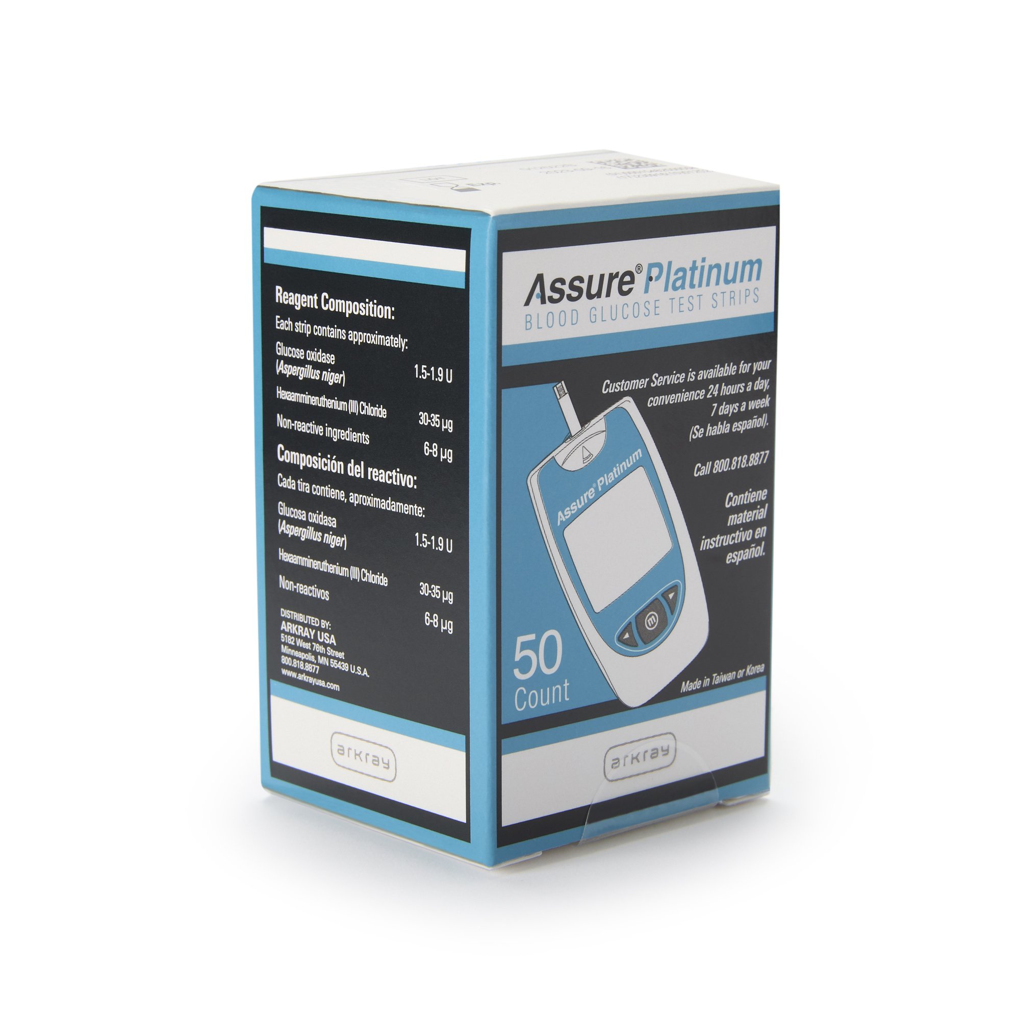 Arkray USA - 500050 Assure® Platinum Blood Glucose Test Strips