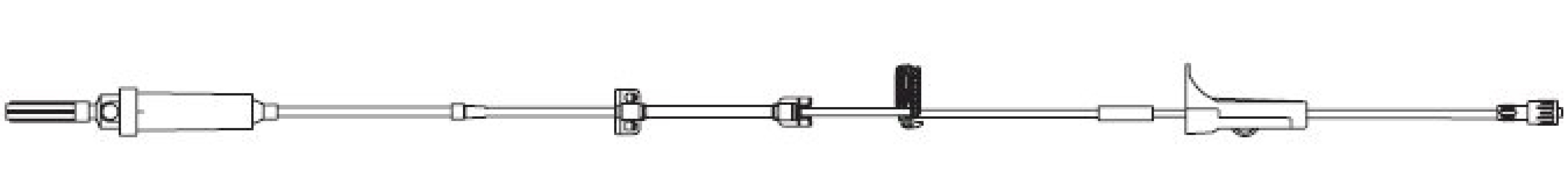 B. Braun 490037 - B. Braun Infusomat® Space Pump IV Set - 24/Case