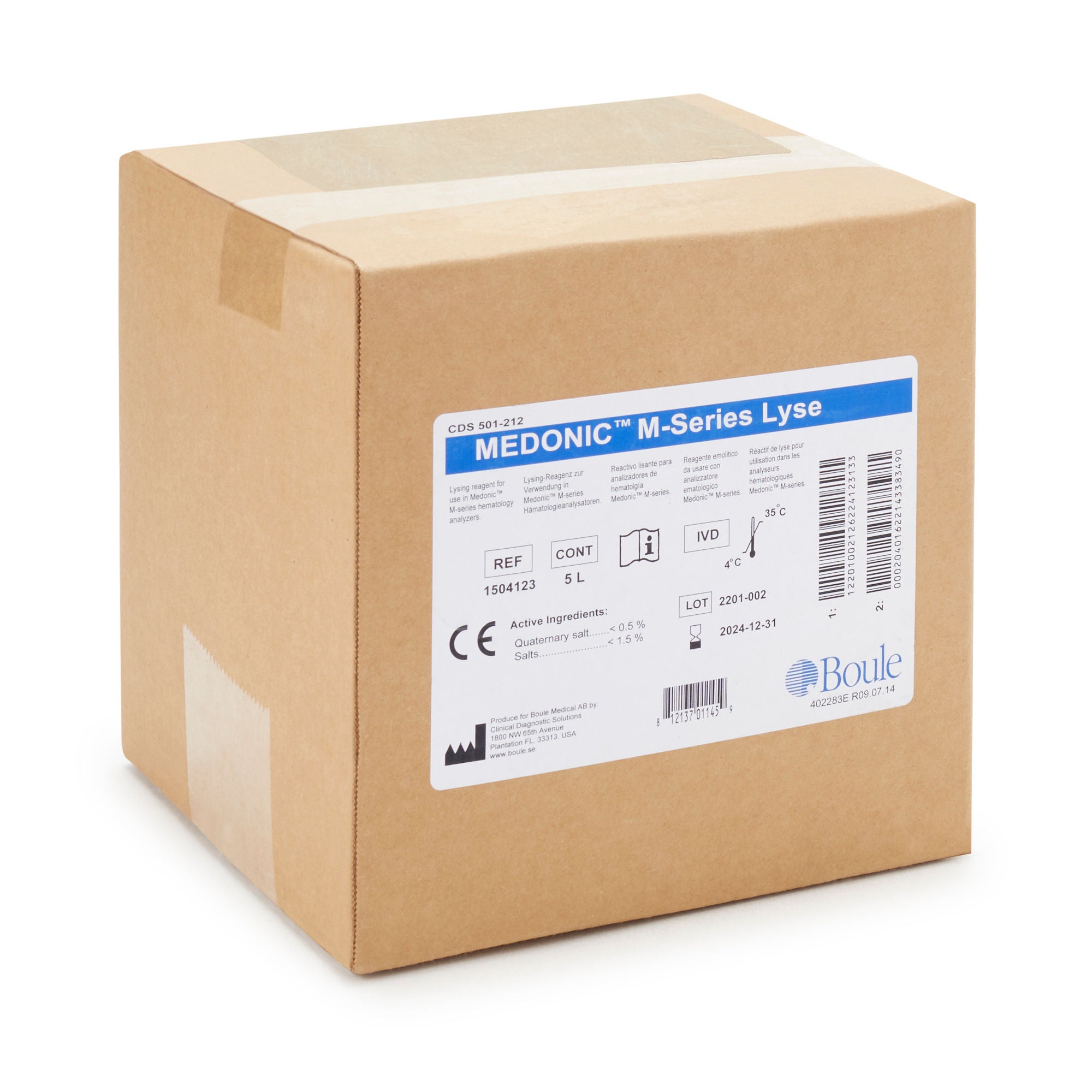 Clinical Diagnostic Solutions - 501-212 CDS Medonic™ M-Series Reagent