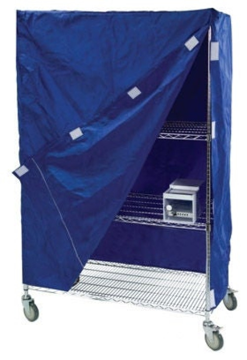 Lakeside Manufacturing - RCC246072 Cart Cover Blue Nylon 24 X 60 X 72 Inch Hook and Loop Closure