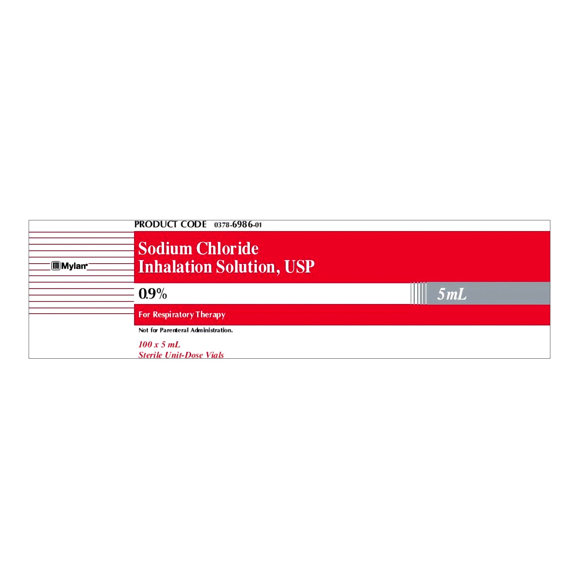 Mylan Pharmaceuticals - 00378698601 Mylan Pharmaceuticals 0.9% Sodium Chloride Respiratory Therapy Solution