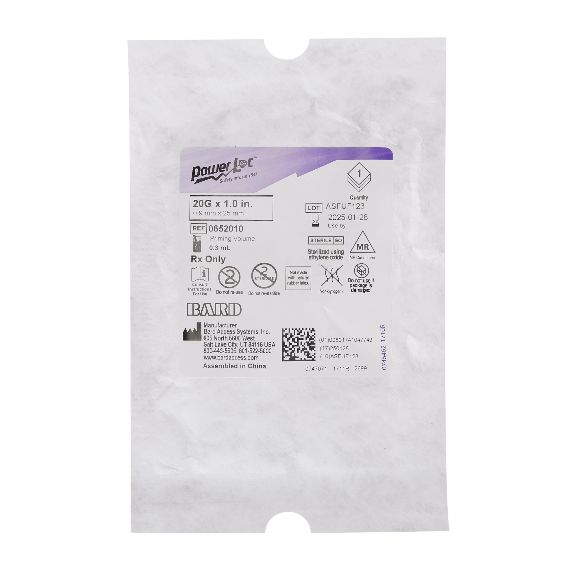 BD - 0142010 PowerLoc® Max Huber Infusion Set