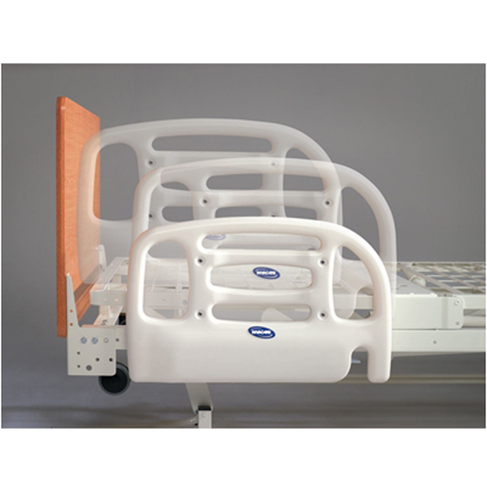 Invacare - IHRAILTS-DLX Half Bed Side Rail ThinkSoft® 24 Inch Length 14-1/2 Inch Height