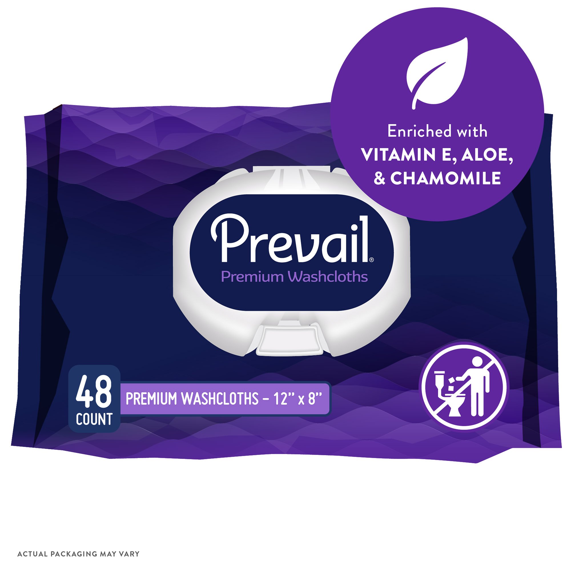 First Quality Products LLC WW-910 - Prevail Personal Wipe with Aloe and Vitamin E, 8 X 12 Inch - 1/Pack, 12/Case