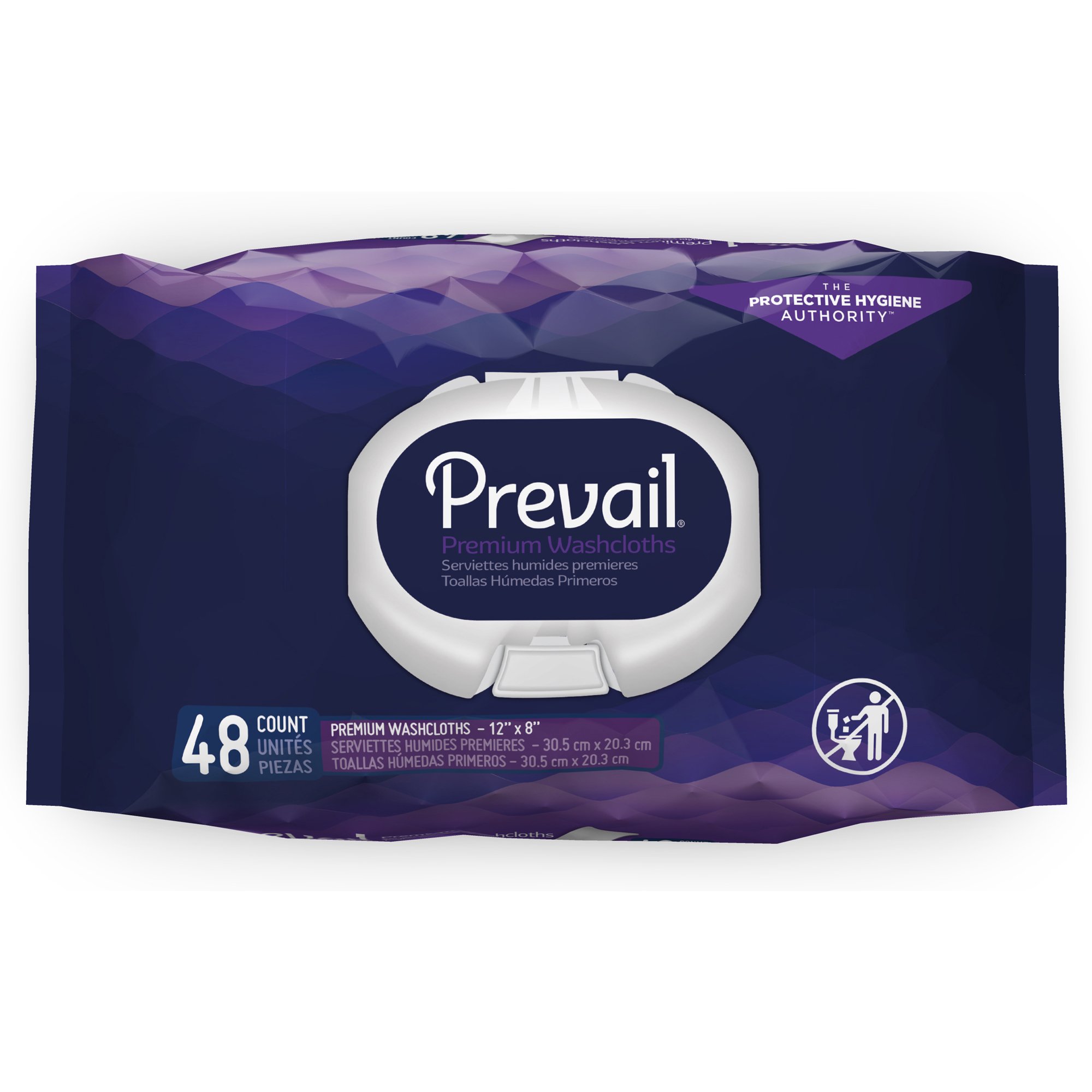 First Quality Products LLC WW-910 - Prevail Personal Wipe with Aloe and Vitamin E, 8 X 12 Inch - 1/Pack, 12/Case
