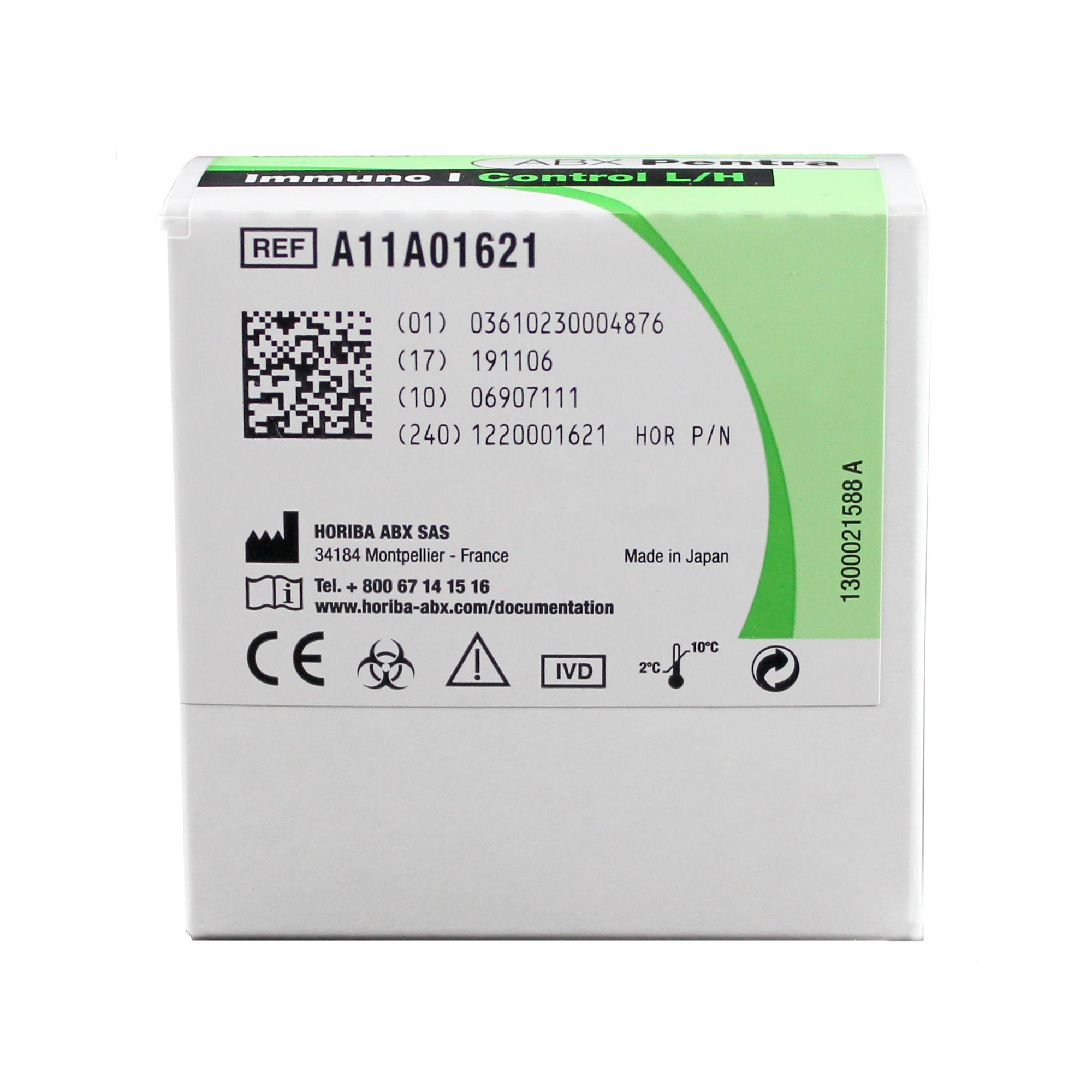 Horiba - 1220001621 Control Set ABX Pentra™ Immuno I Low Level / High Level 2 X 3 mL