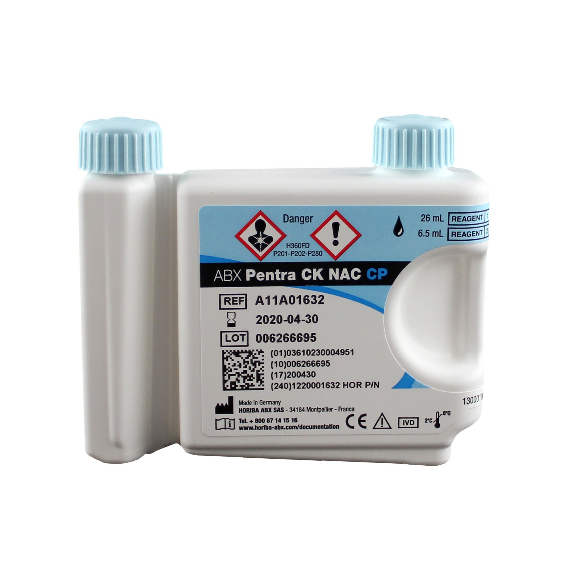 Horiba - 1220001632 General Chemistry Reagent ABX Pentra™ CK-NAC For ABX Pentra 400 Clinical Chemistry Analyzer 125 Tests