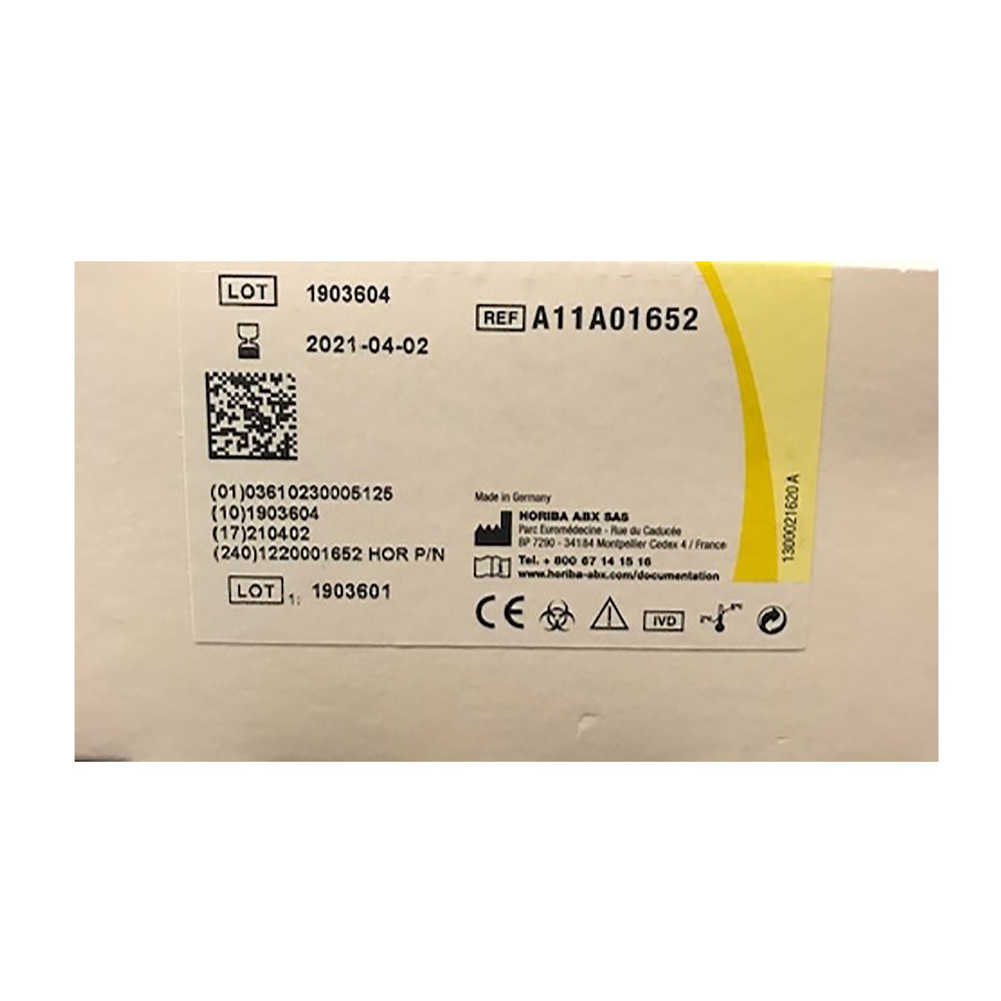 Horiba - 1220001652 Calibrator Multi Cal 10 X 3 mL For ABX Pentra Chemistry Analyzers