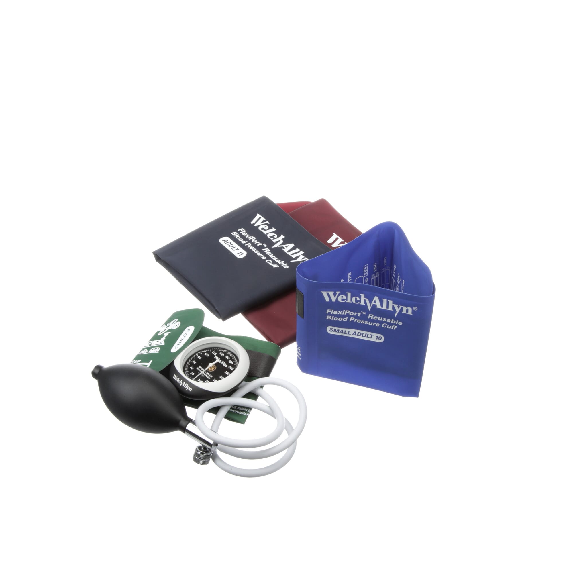 Welch Allyn - DS45-MC Aneroid Sphygmomanometer Unit DuraShock® Series DS45 Multiple Sizes Arm Nylon Cuff Pocket Aneroid