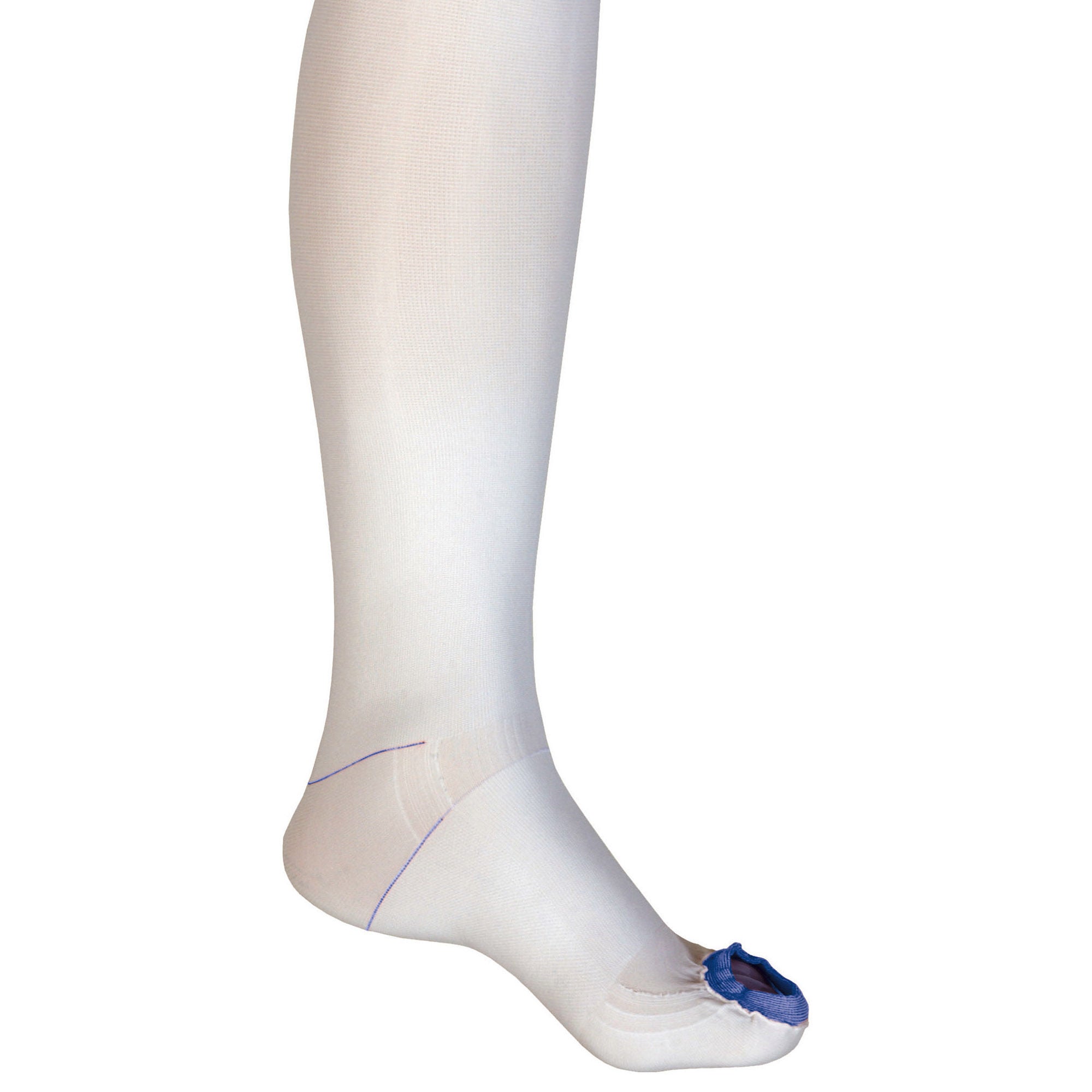 The Pillow Factory Division - 853-03 Anti-embolism Stocking UltraCARE® Knee High Large / Regular White Inspection Toe