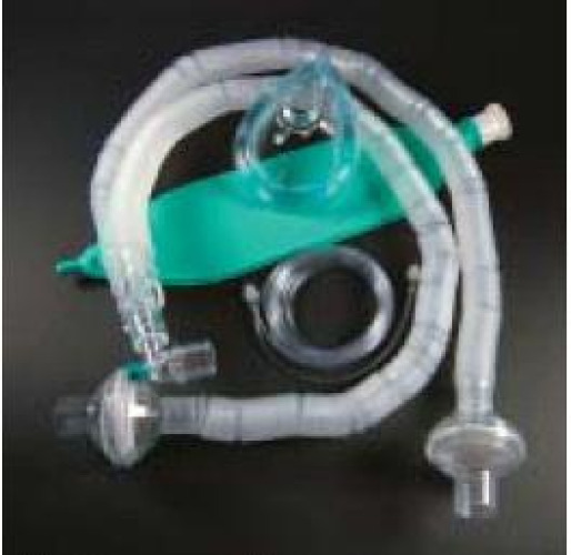 Ambu - 5613F-6121Z Anesthesia Breathing Circuit Ultra Flex® Expandable Tube 60 Inch Tube Dual Limb Adult 3 Liter Bag Single Patient Use