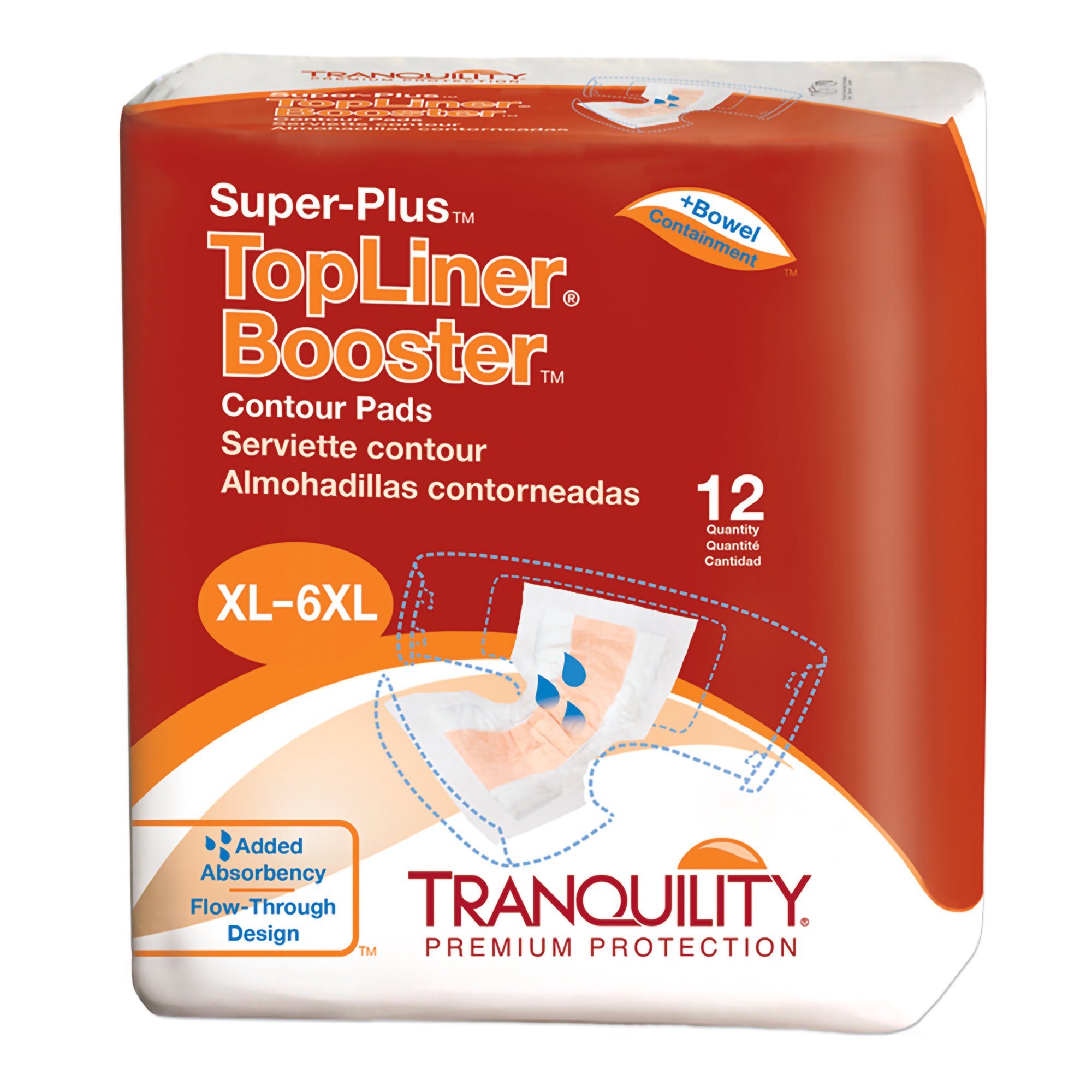 Principle Business Enterprises - 3097 TopLiner™ Super Plus Added Absorbency Incontinence Booster Pad