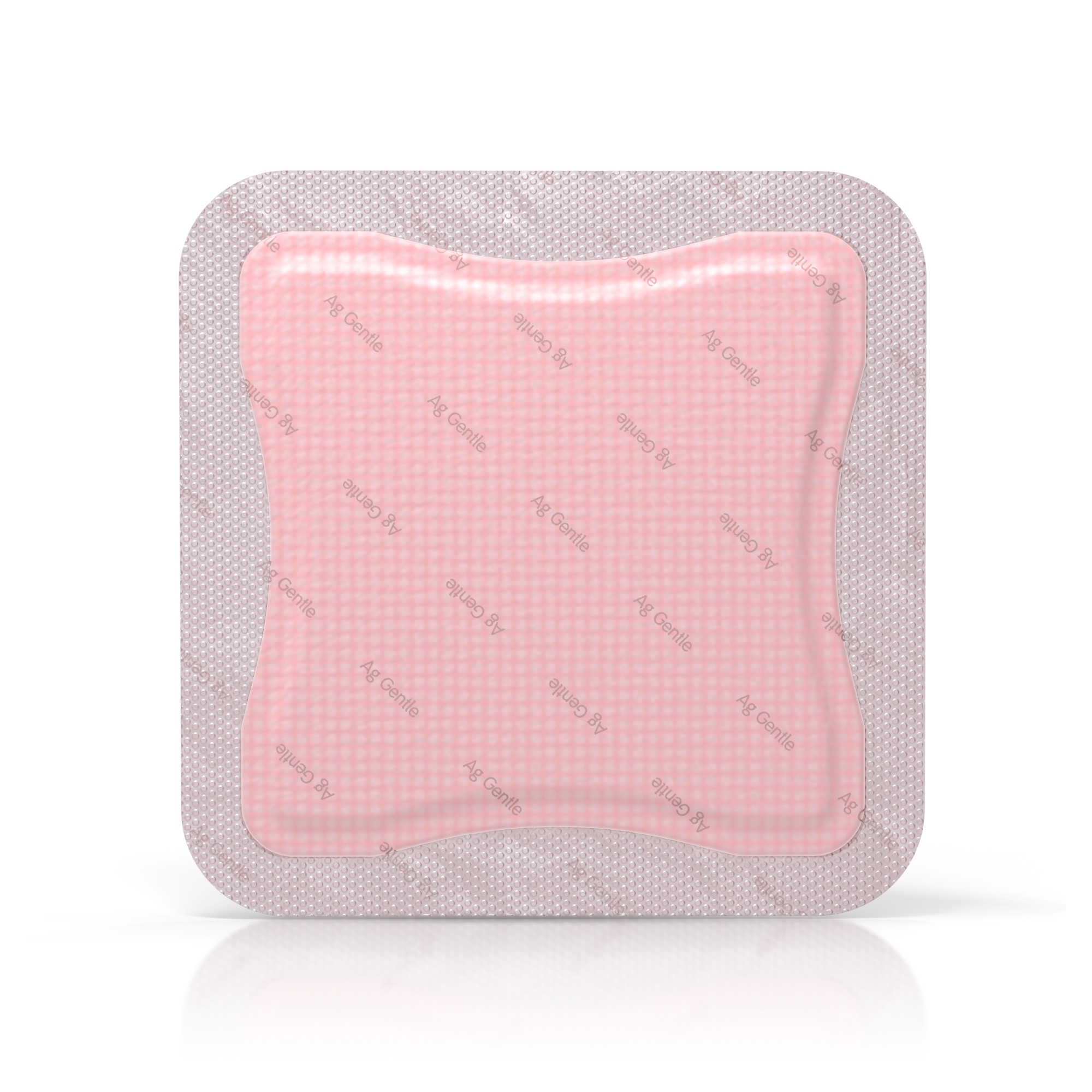 Smith & Nephew - 66800454 Allevyn Ag Gentle Border Silver Foam Dressing