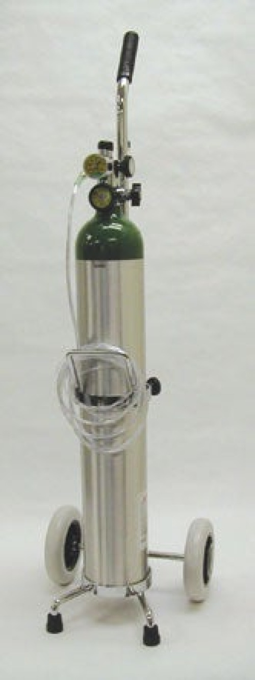 Mada Medical Products - 1630ME Oxygen Kit on Cart (Empty) Mada Medical Size E Aluminum