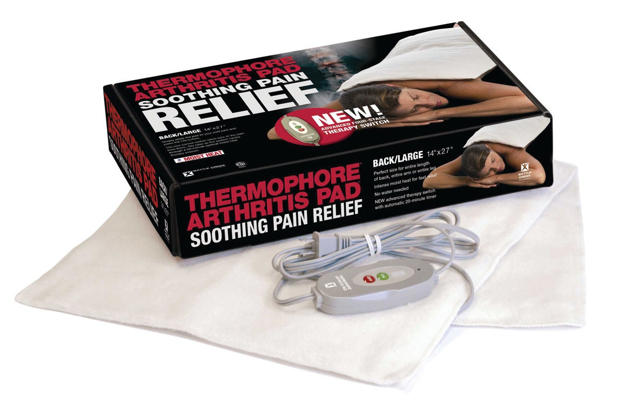 Battle Creek - F00174 Moist Heating Pad Thermophore® MaxHEAT™ Muff Style Hand Fleece Blend Cover Reusable
