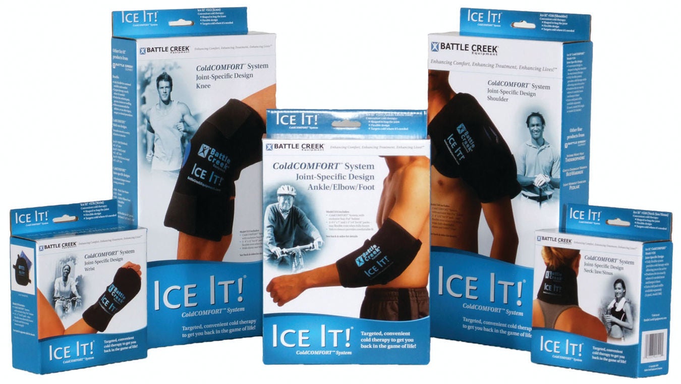 Battle Creek - 561 Cold Pack Ice It!® C-Pack Single General Purpose Small 4-1/2 X 6 Inch Vinyl / Gel Reusable