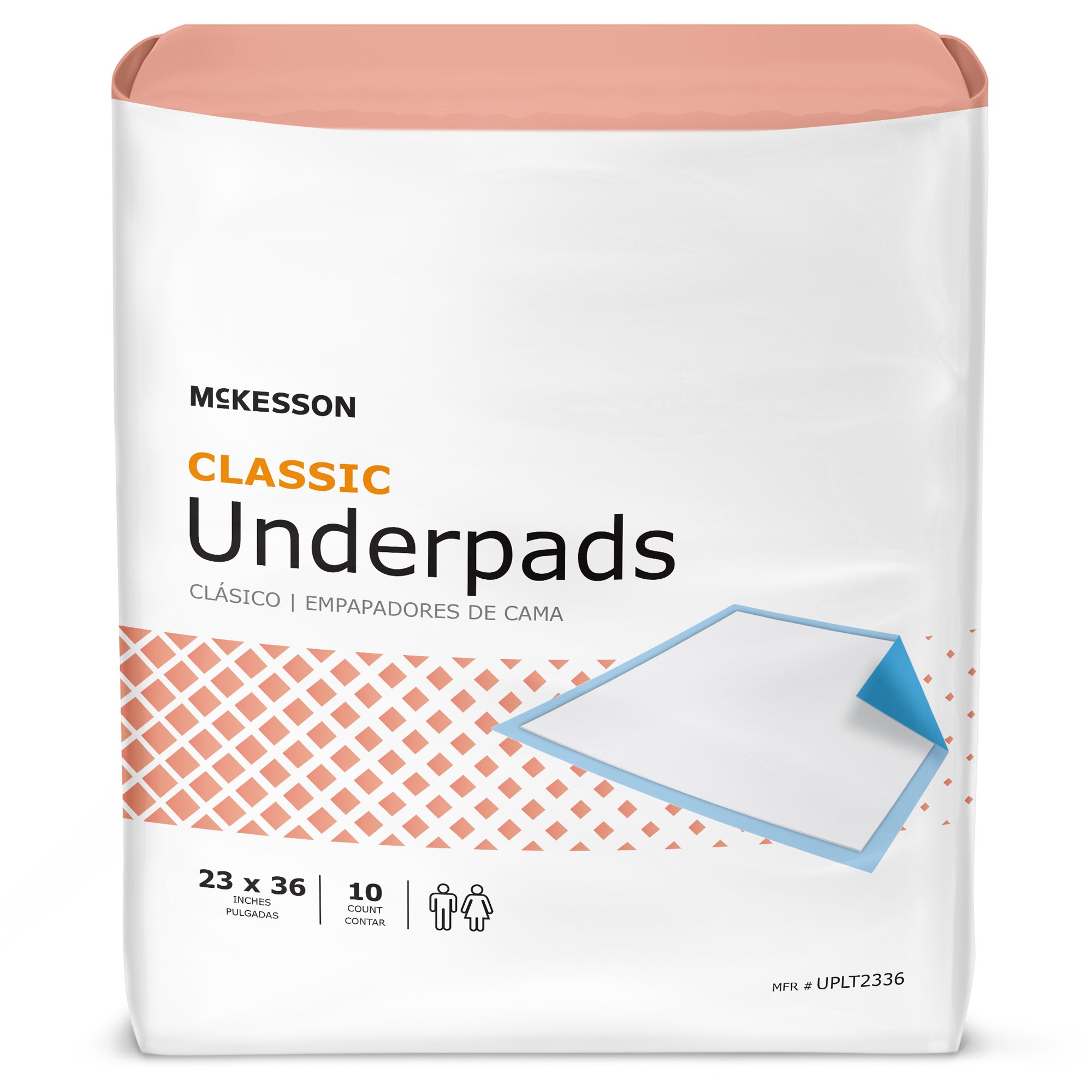 McKesson Brand - UPLT2336 McKesson Classic Plus Light Absorbency Underpads