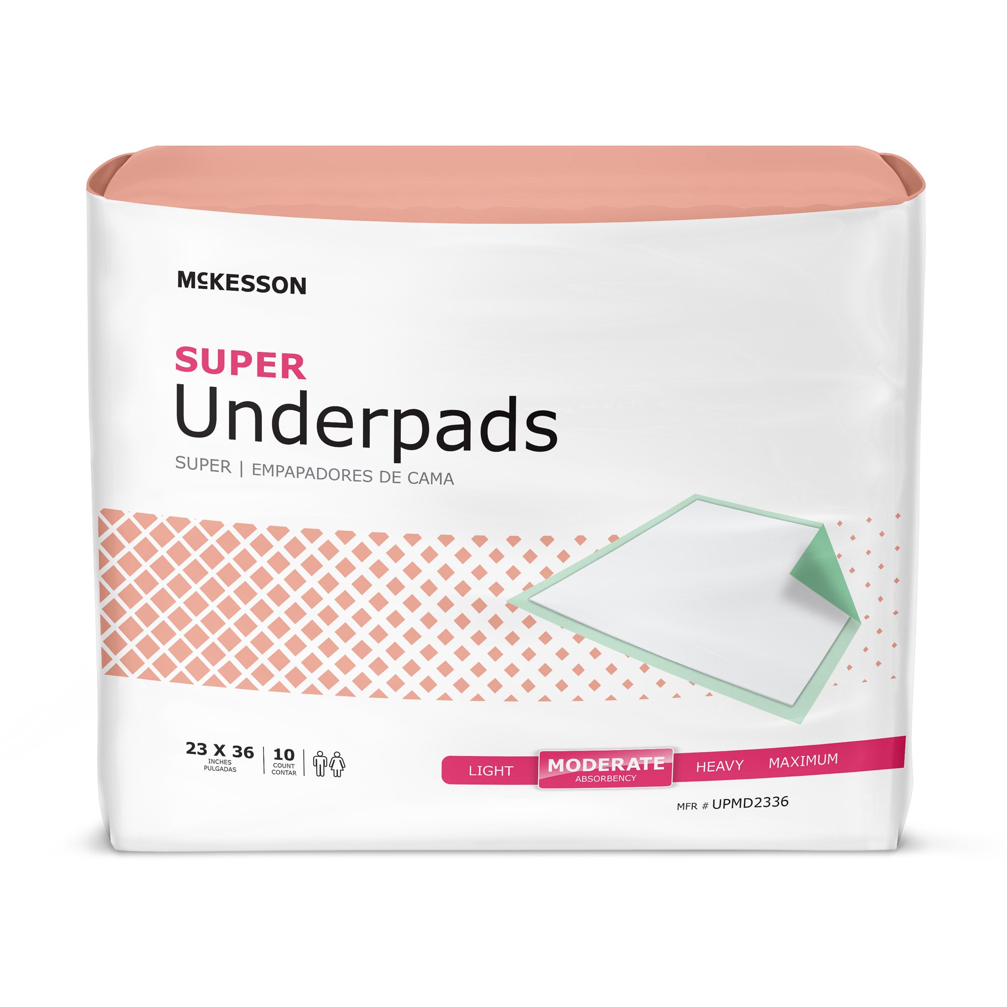 McKesson Brand - UPMD2336 McKesson Super Moderate Absorbency Underpad