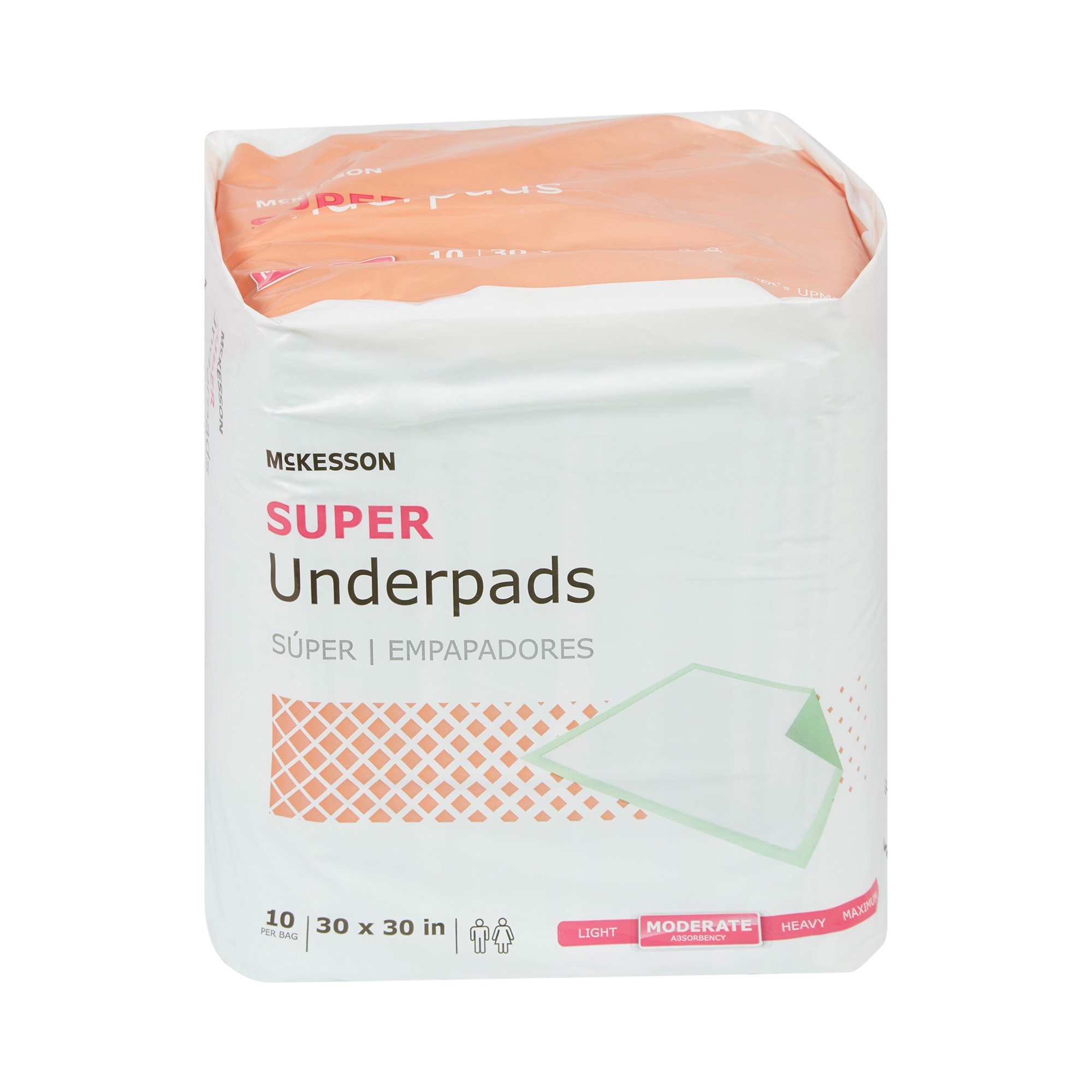 McKesson Brand - UPMD3030 McKesson Super Moderate Absorbency Underpad