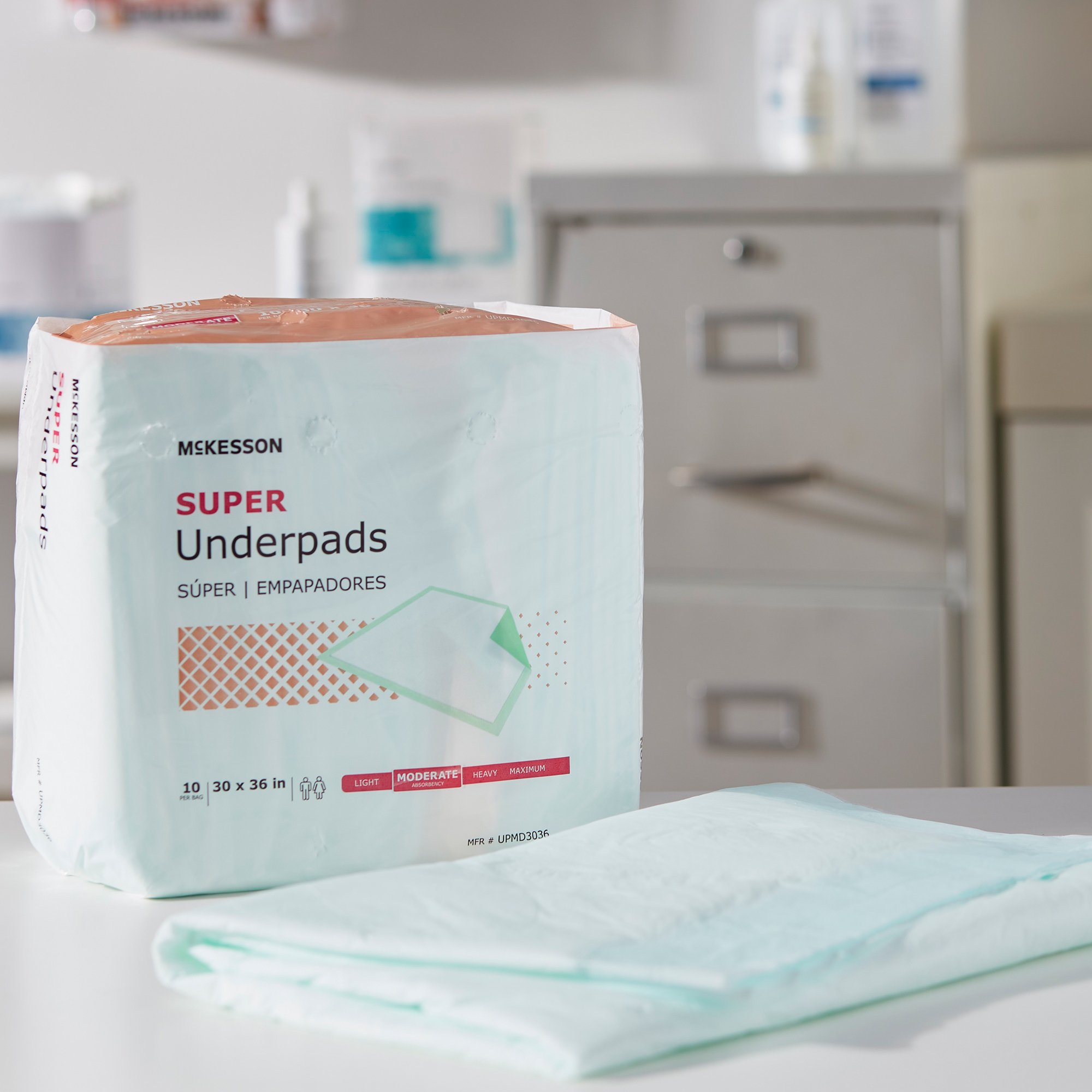 McKesson Brand - UPMD3036 McKesson Super Moderate Absorbency Underpad