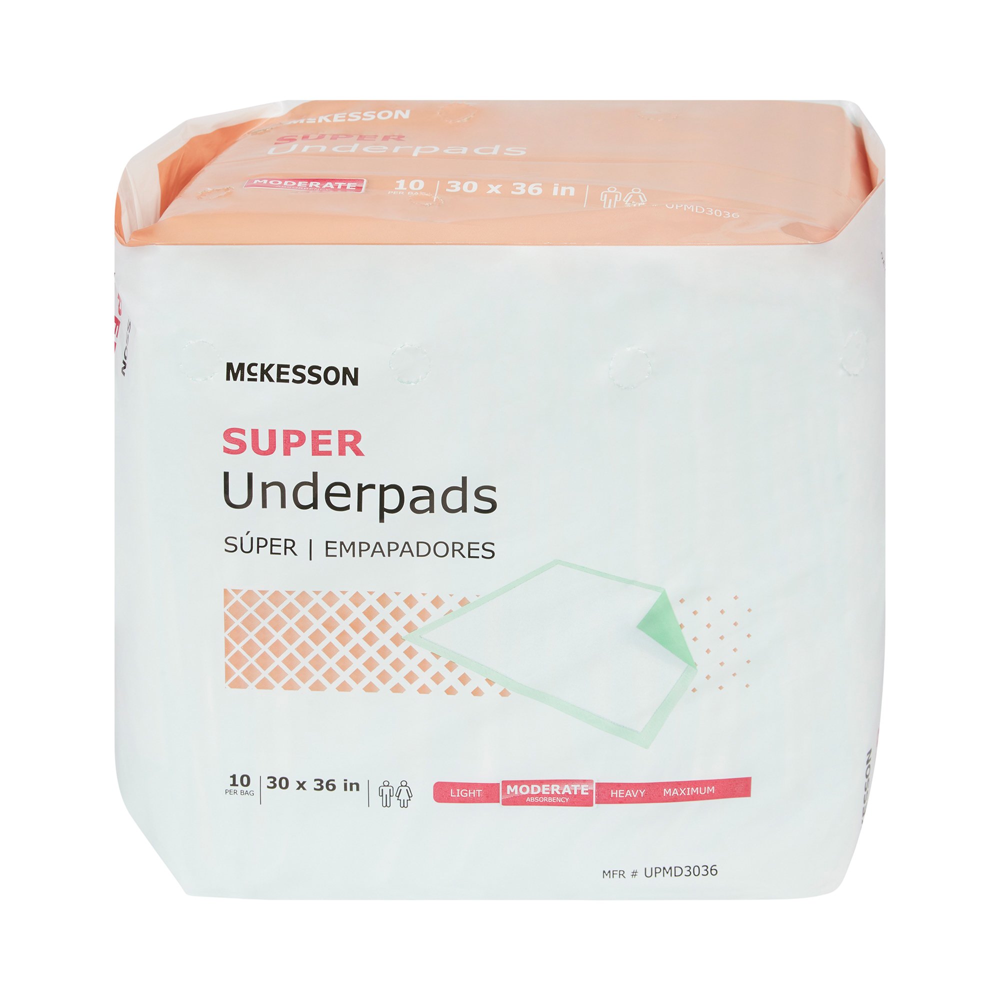 McKesson Brand - UPMD3036 McKesson Super Moderate Absorbency Underpad