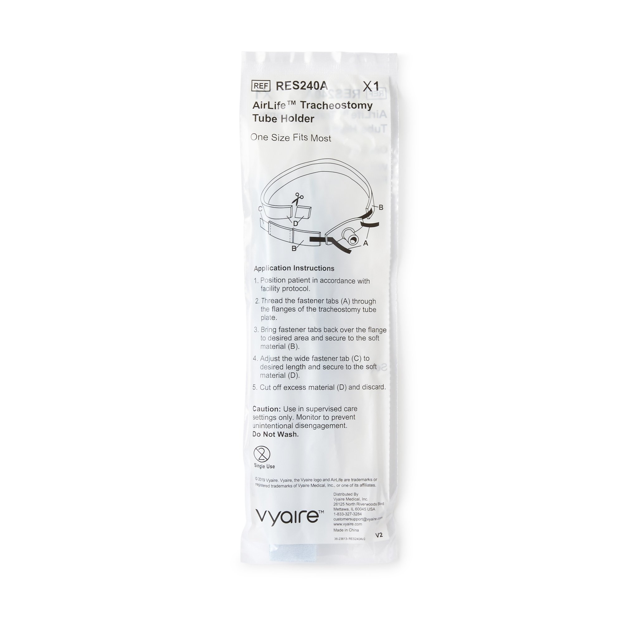 Sun Med - RES240A AirLife® Tracheostomy Tube Holder