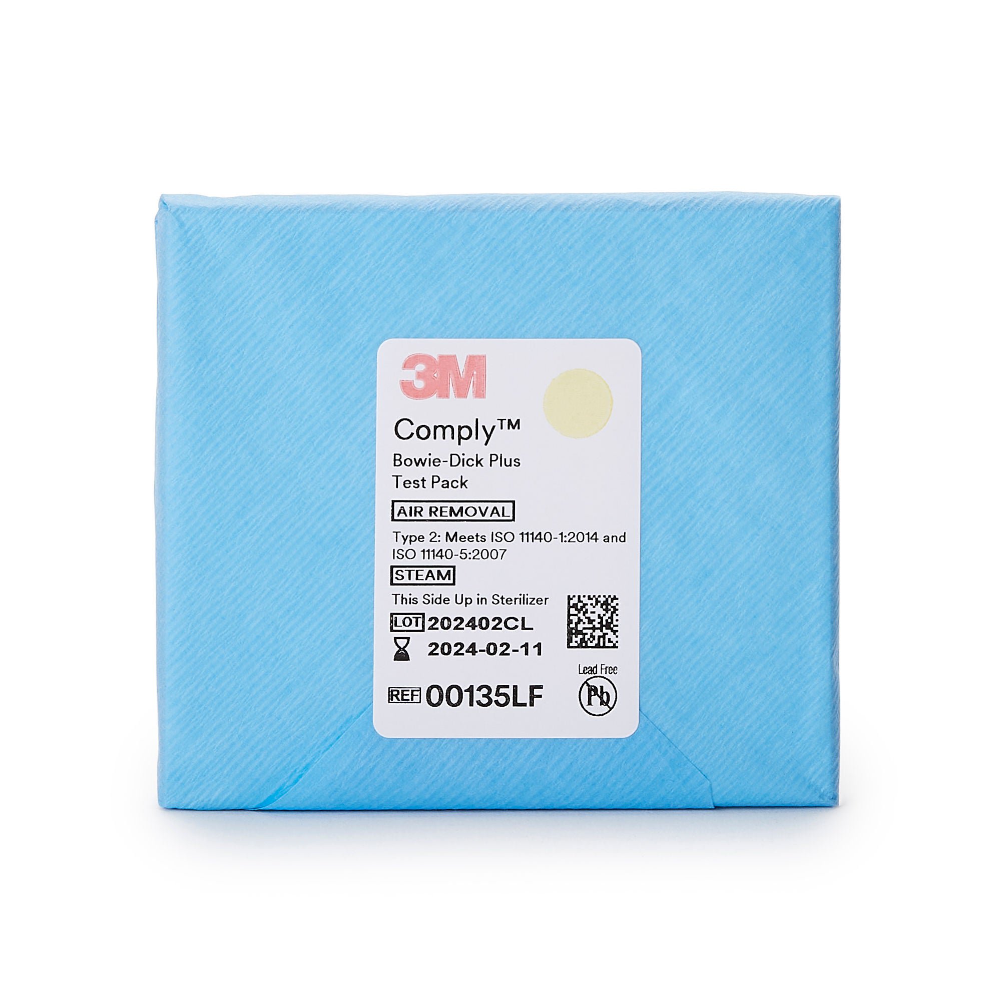 Solventum Corporation - 00135LF 3M™ Comply™ Sterilization Bowie-Dick Plus Test Pack