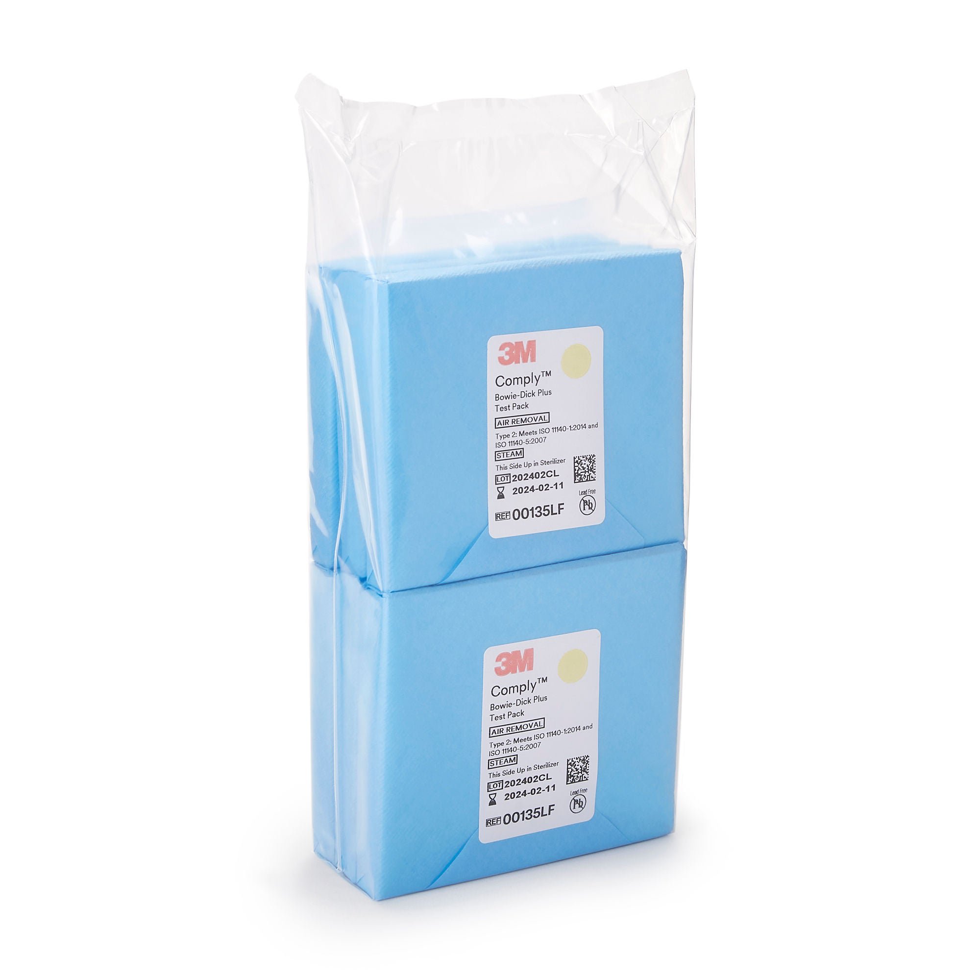 Solventum Corporation - 00135LF 3M™ Comply™ Sterilization Bowie-Dick Plus Test Pack