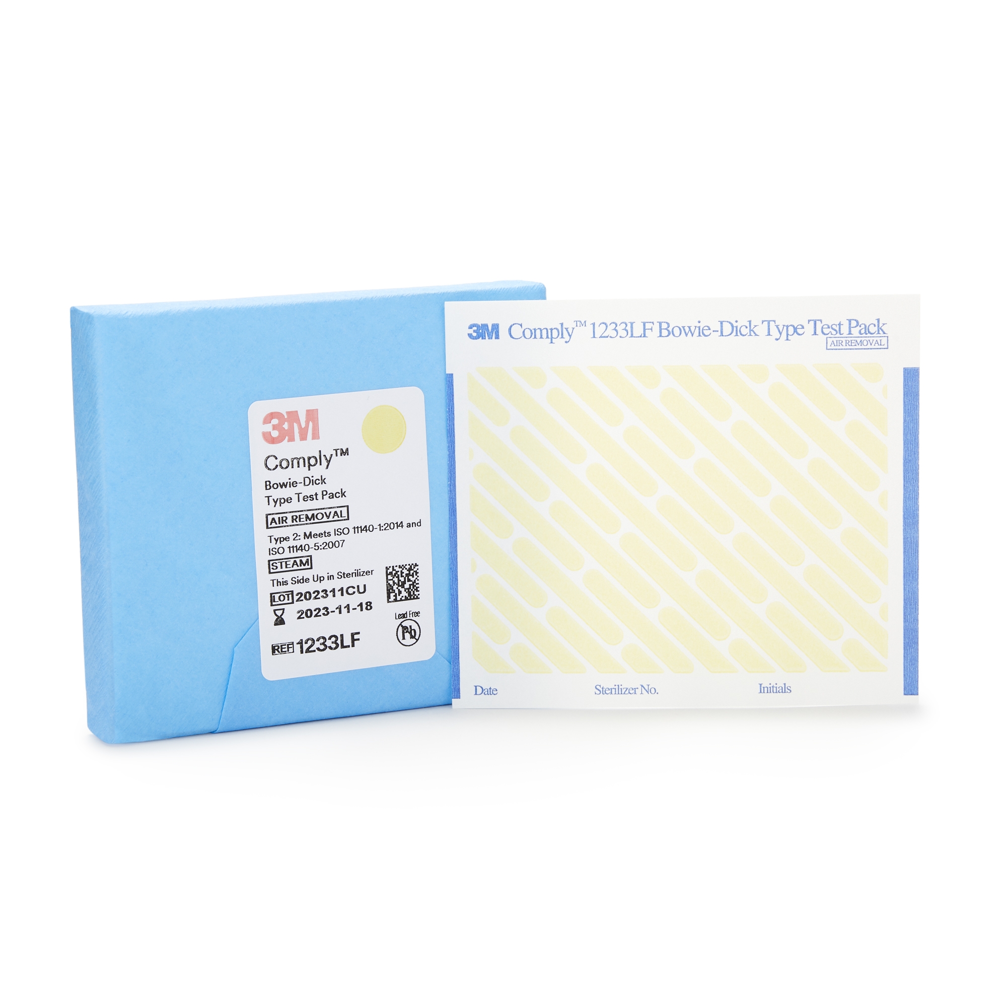 Solventum Corporation - 1233LF 3M™ Comply™ Sterilization Bowie-Dick Test Pack