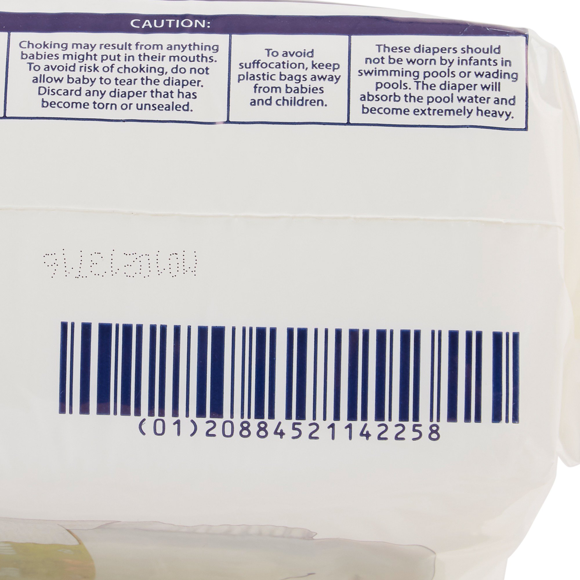 Cardinal 80038A - Curity Unisex Baby Diapers, Heavy Absorbency, Size 4, Large - 24/Bag, 192/Case