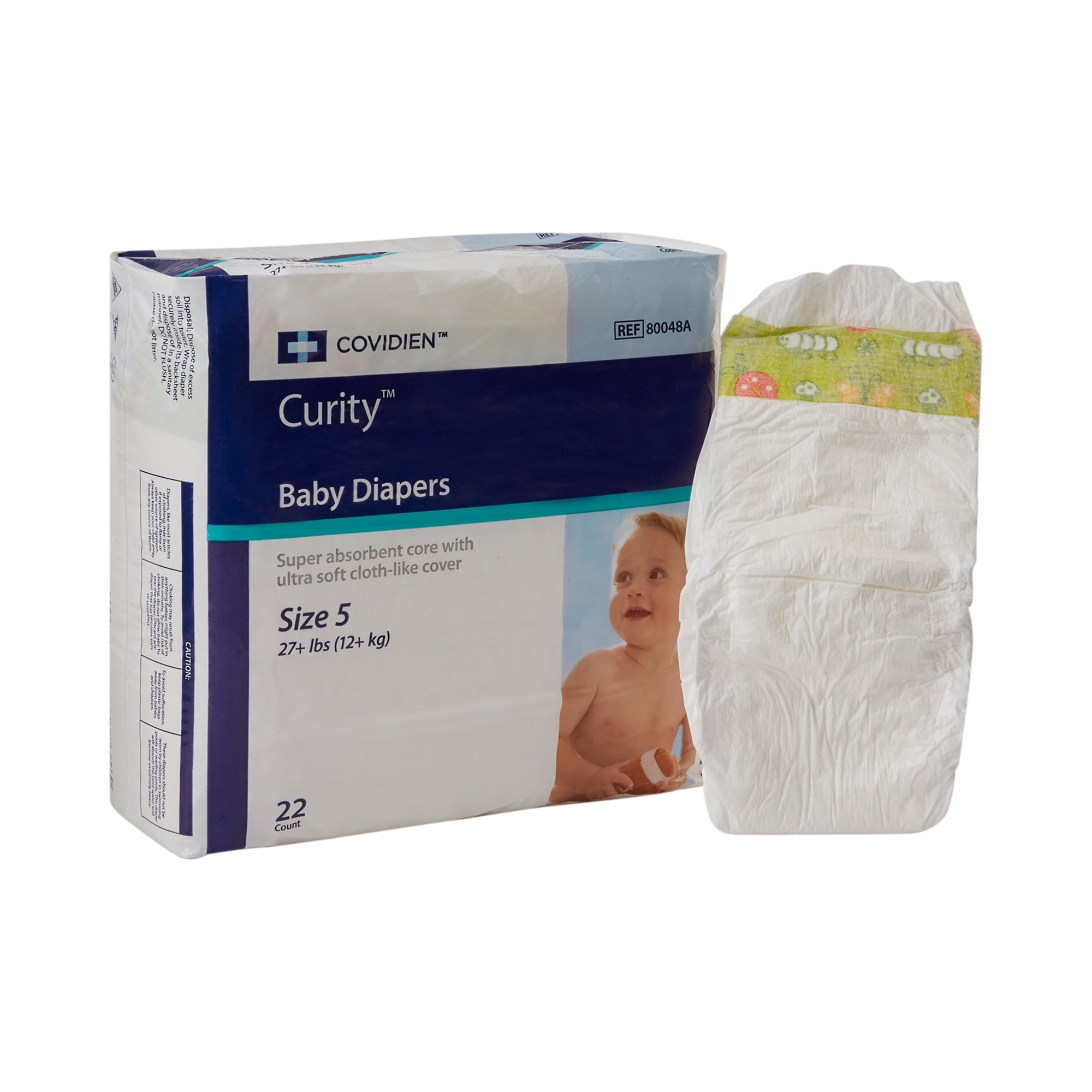 Cardinal - 80048A Curity Unisex Baby Diapers