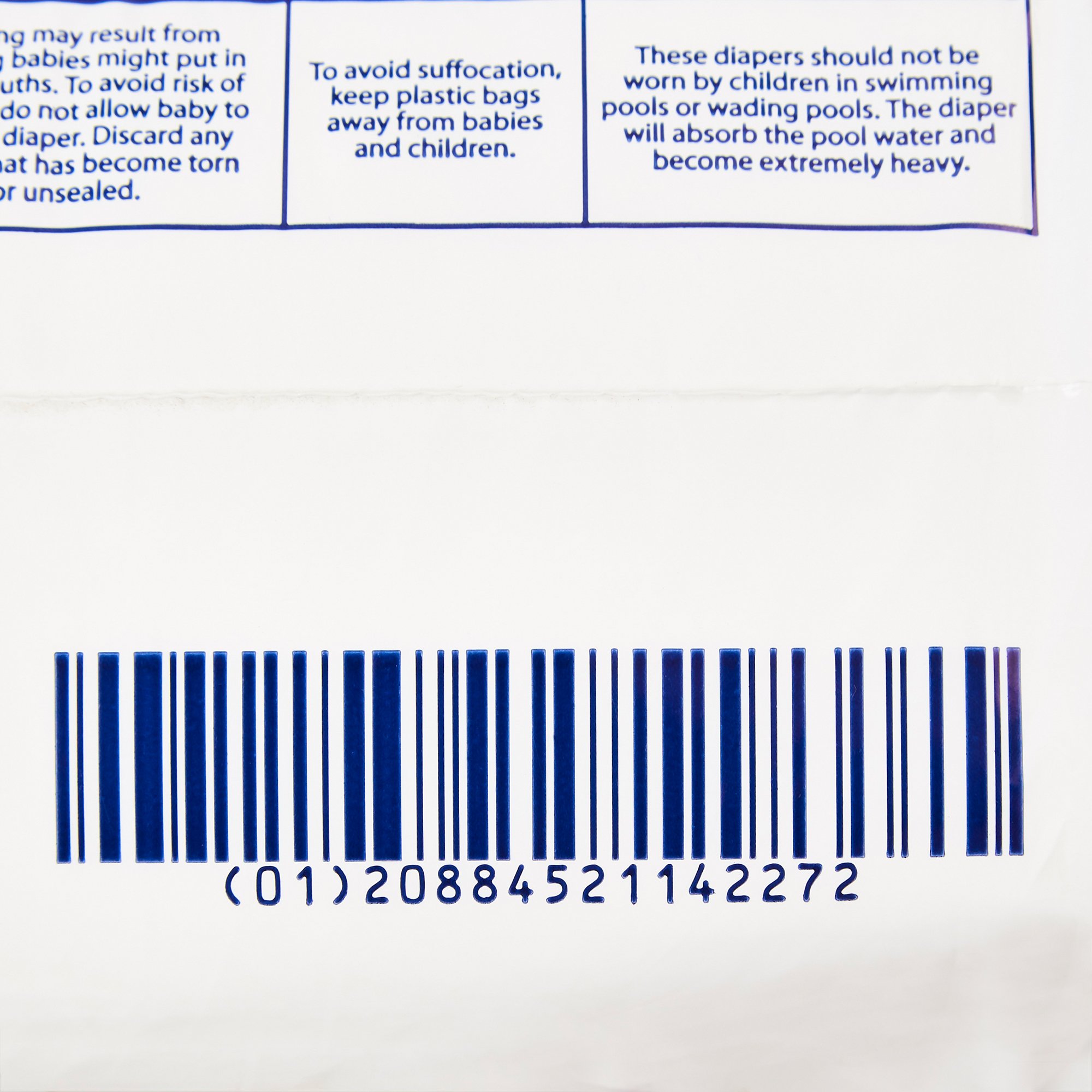 Cardinal 80058A - Curity Unisex Baby Diapers, Heavy Absorbency, Disposable, Size 6, 35+ lbs - 18/Bag, 144/Case