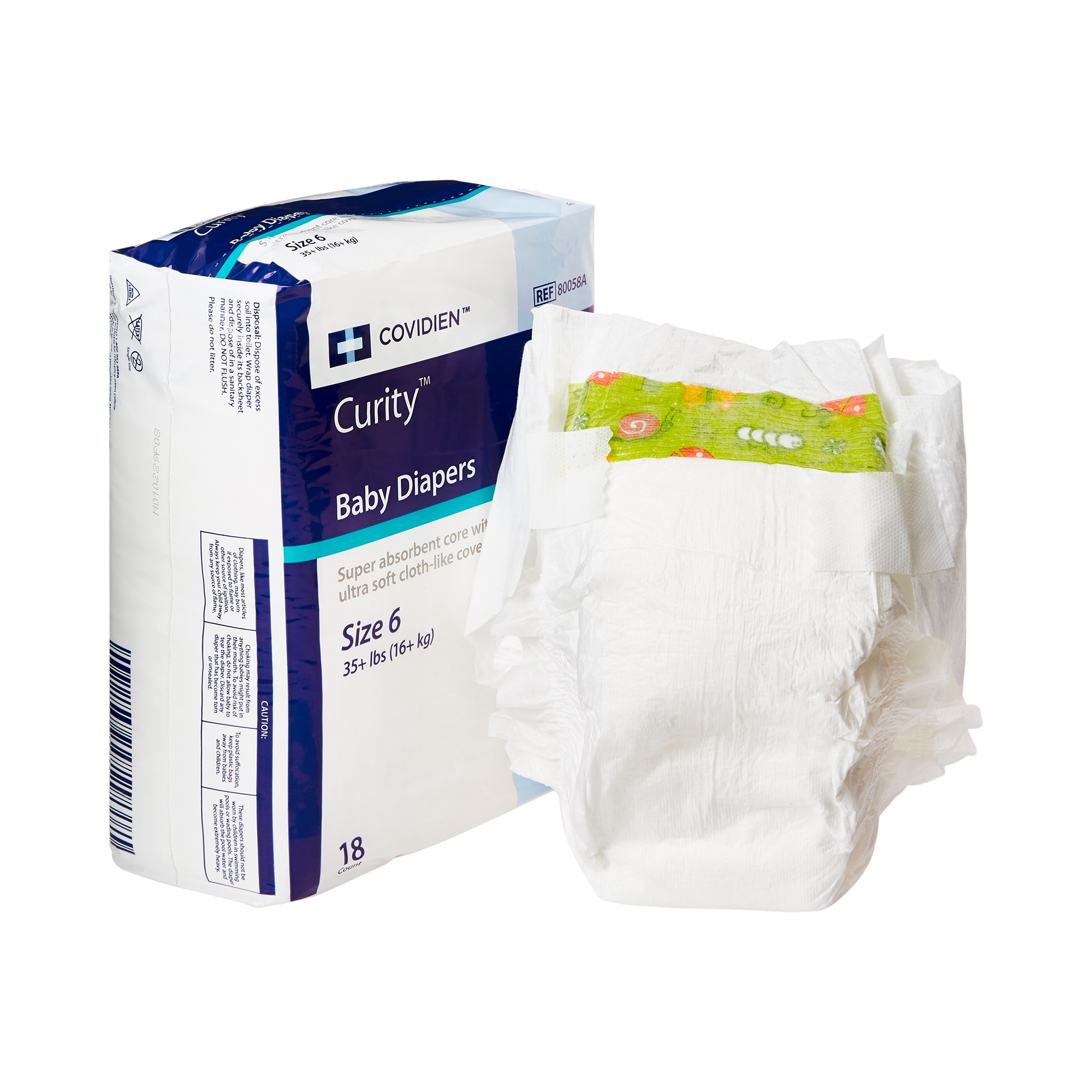 Cardinal - 80058A Curity Unisex Baby Diapers
