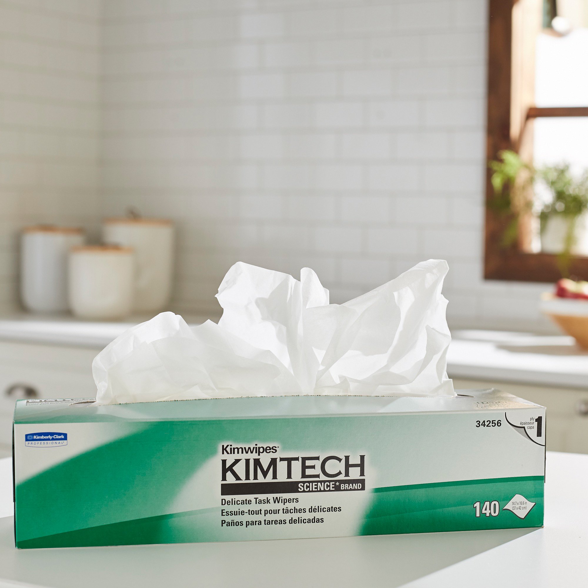 Kimberly Clark 34256 - Kimtech Science™ Kimwipes™ Delicate Task Wipes, One Ply - 1/Box, 15/Case