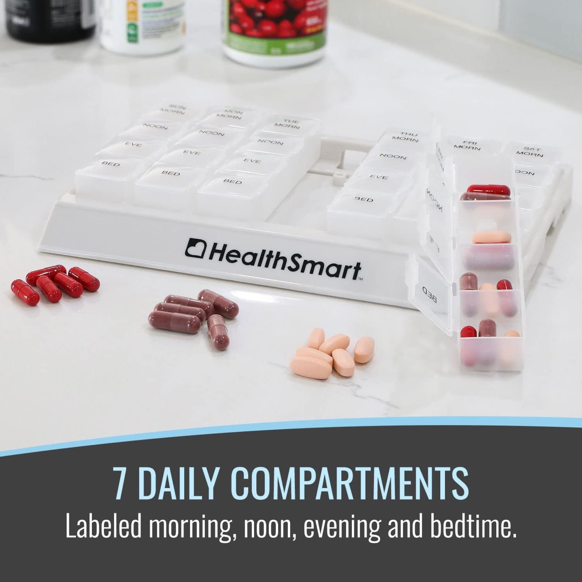 Mabis Healthcare - 640-8223-0000 HealthSmart® 7-Day Pill Organizer