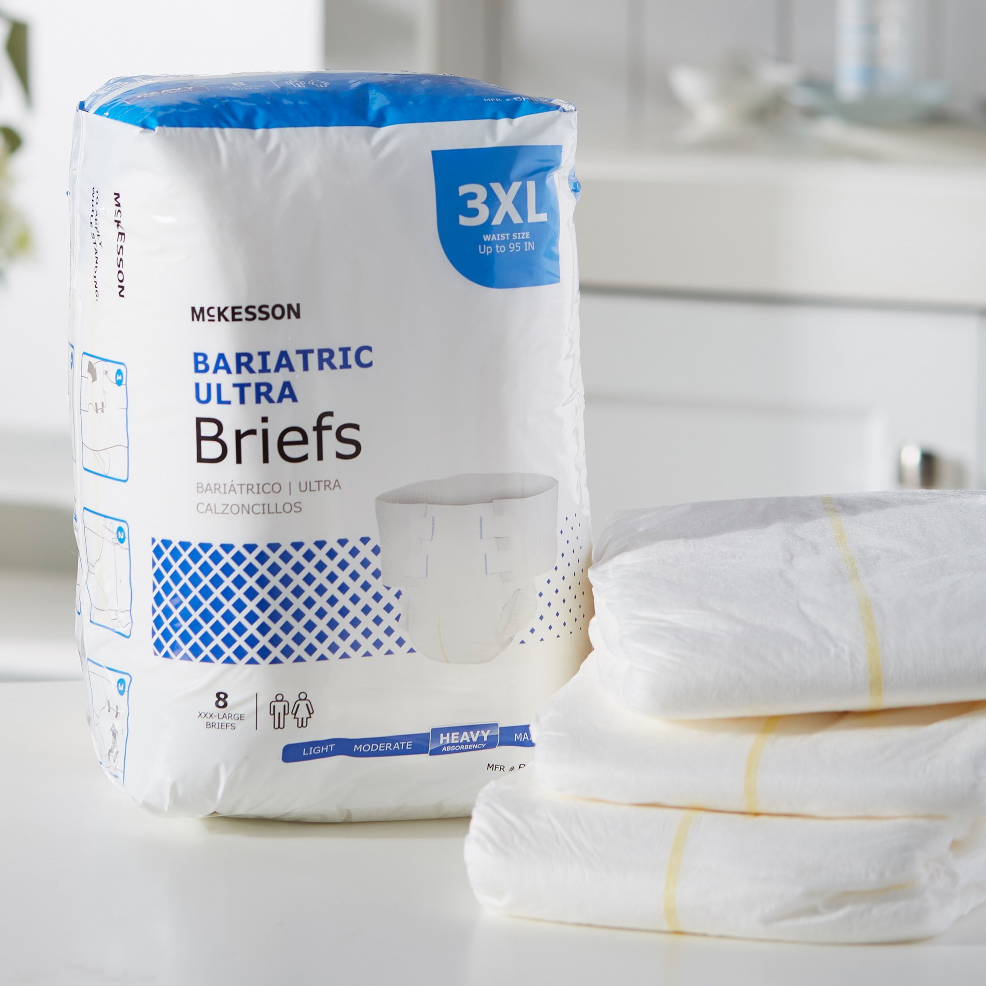 McKesson Brand - BRBAR McKesson Ultra Heavy Absorbent Incontinence Brief