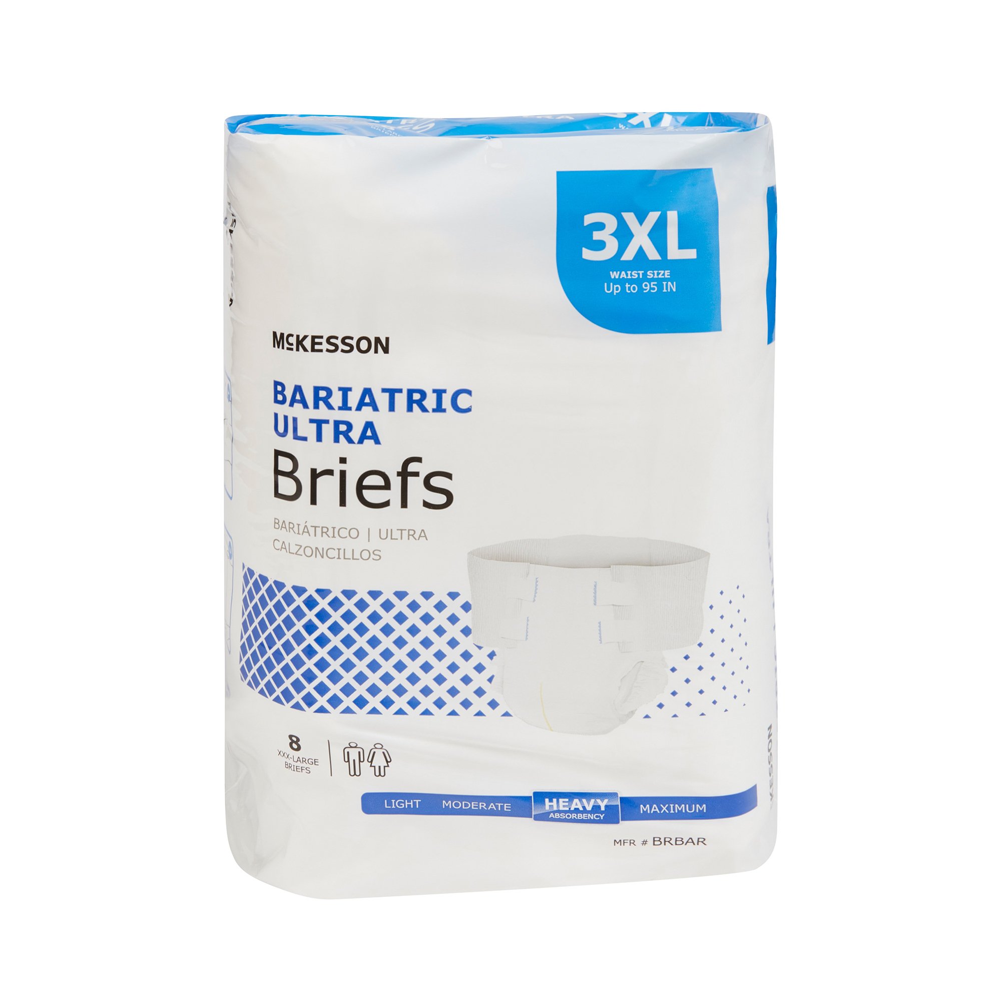 McKesson Brand - BRBAR McKesson Ultra Heavy Absorbent Incontinence Brief